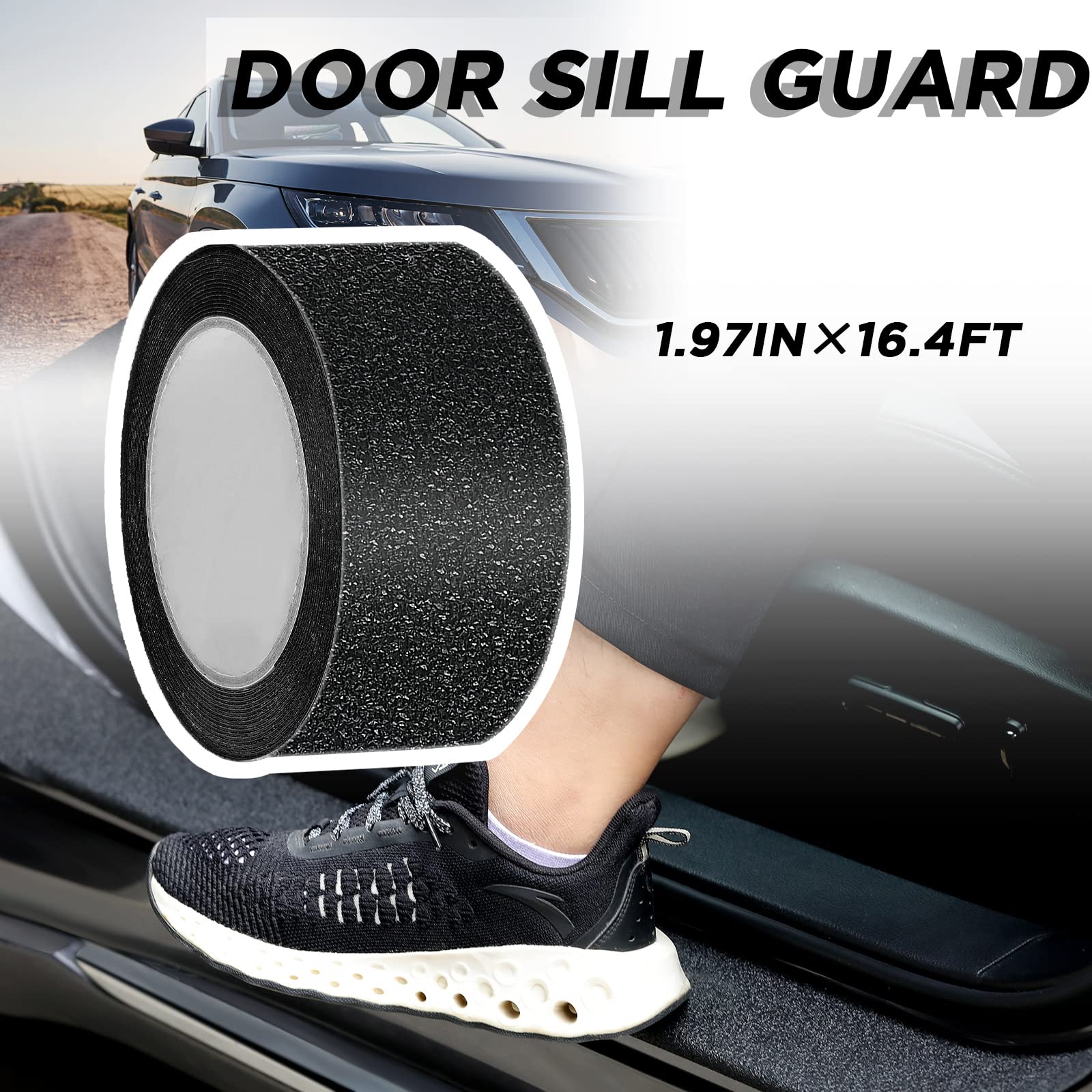 Frienda Automotive Door Entry Guard Reflective Car Door Sill Protector Scratch Protector Film Car Paint Protector Door Edge Prot