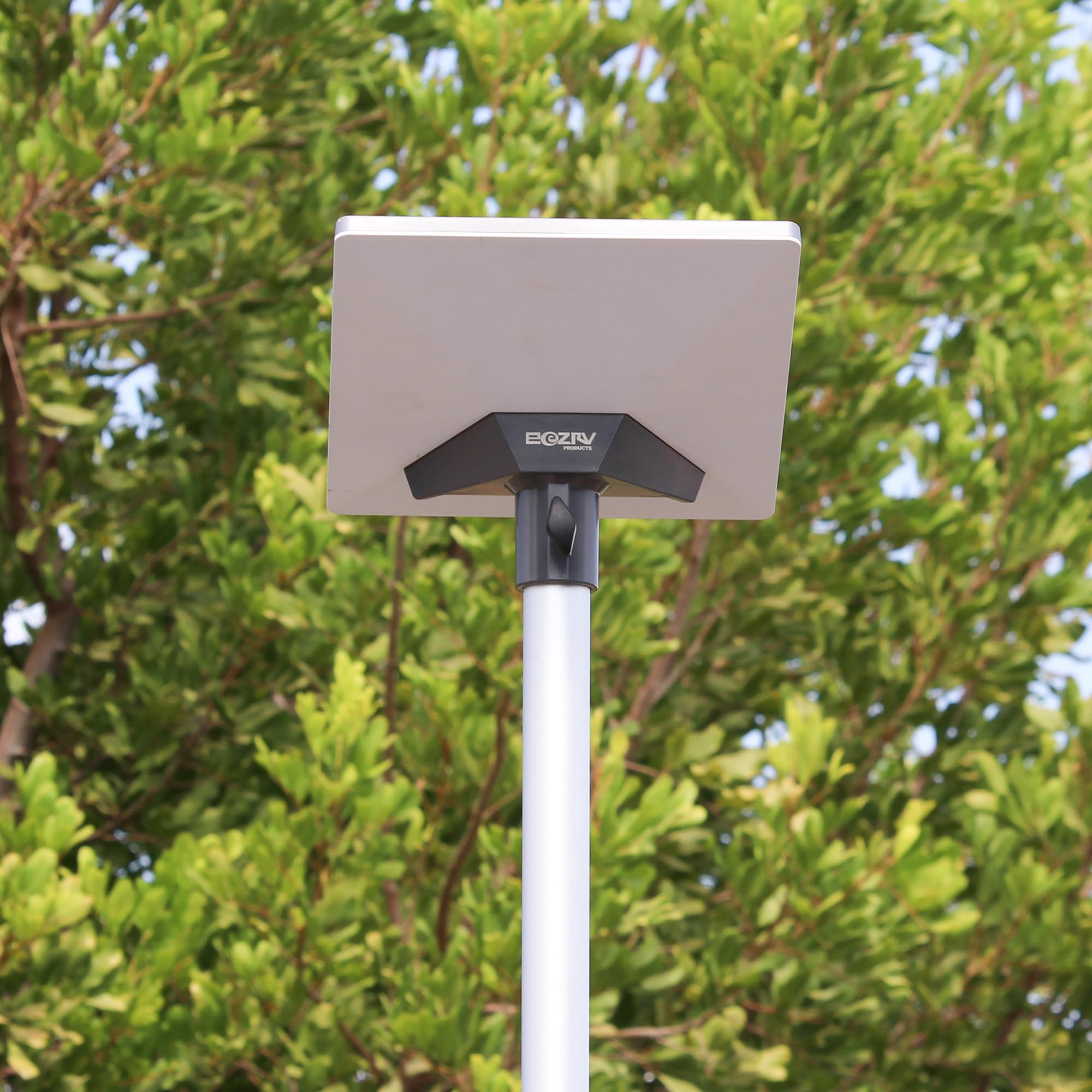 Telescopic Pole 20 ft with Aluminum Starlink MINI Adaptor for Cabins and Beach House