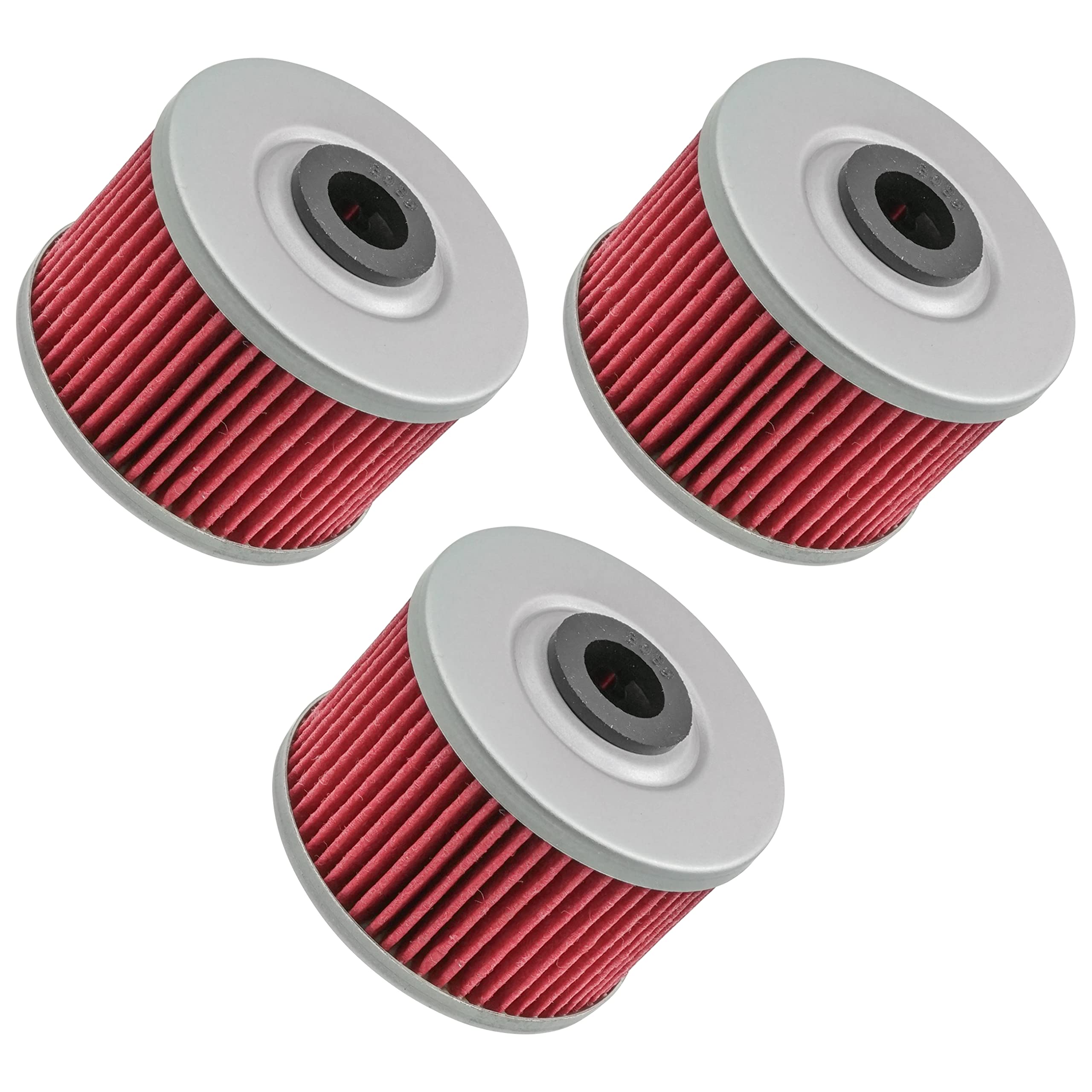 Caltric 3 Pack Oil Filter Compatible with Kawasaki 110 Klx110 Klx-110 Klx110L 2002-2018