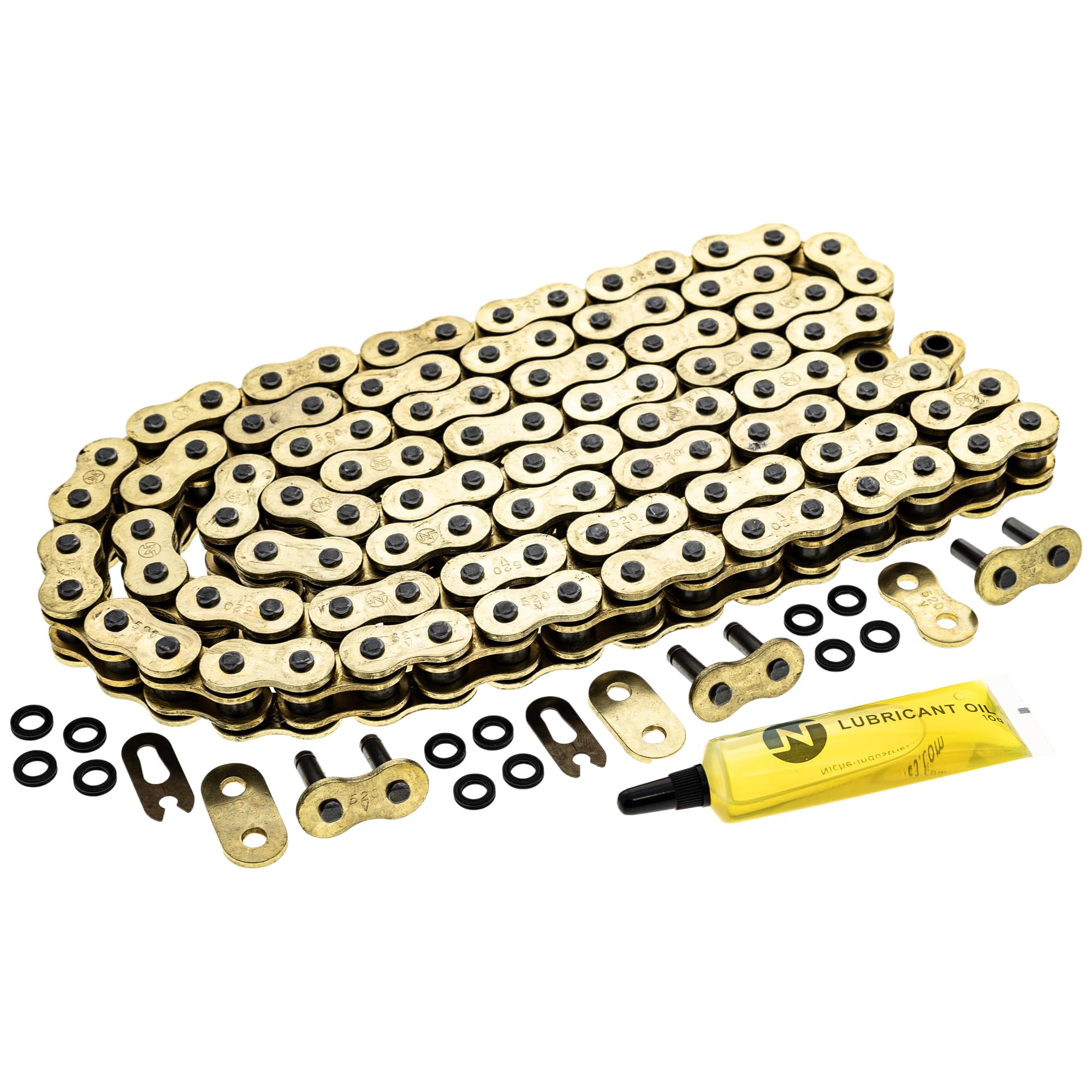 Niche Gold 520 X-Ring Chain 108 Links With Connecting Master Link