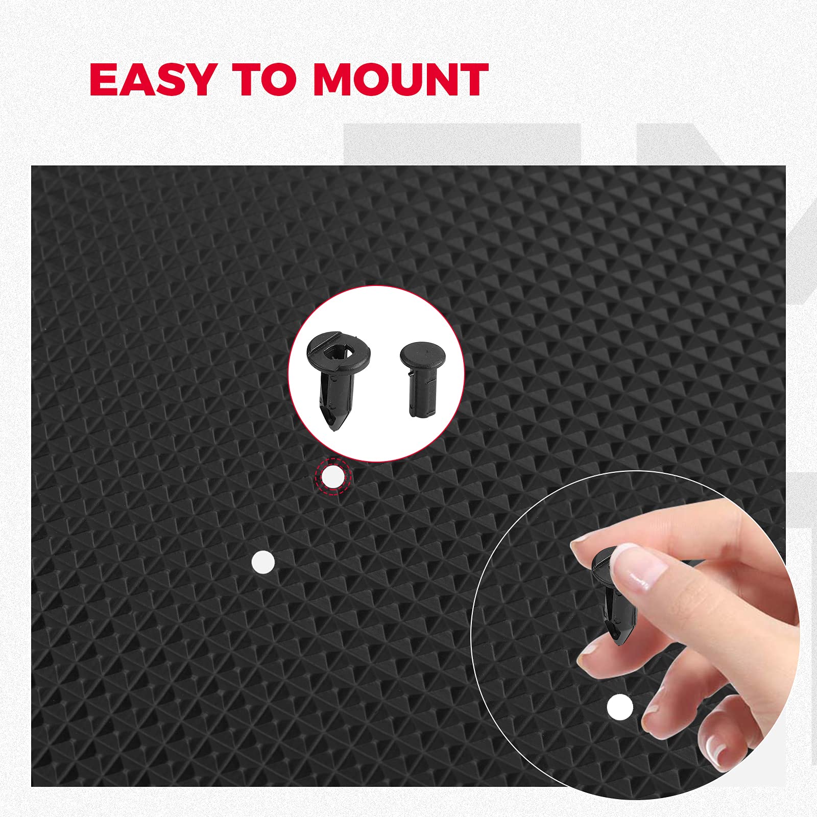 KEMIMOTO UTV Mud Guards Compatible with 2019+ Talon 1000R 1000X 2020+ Talon 1000X-4 UTV Mud Flaps Dust Shield UTV Fender Flares