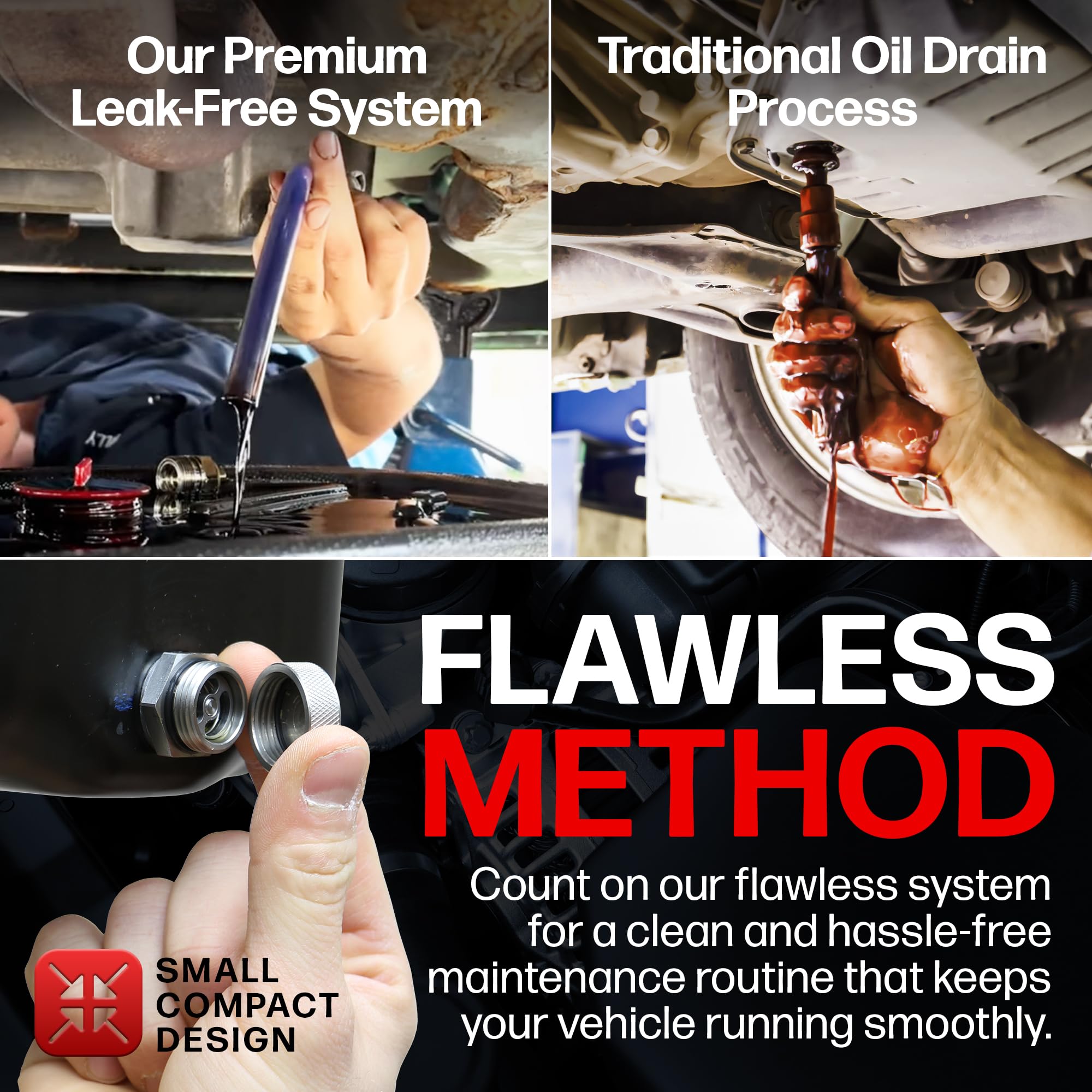 Votex - Made In Usa - M14X1.5Mm Quick Easy Valve No Mess Oil Drain Plug, Stainless Steel, For Acura, Audi, Chevrolet, Chrysler,