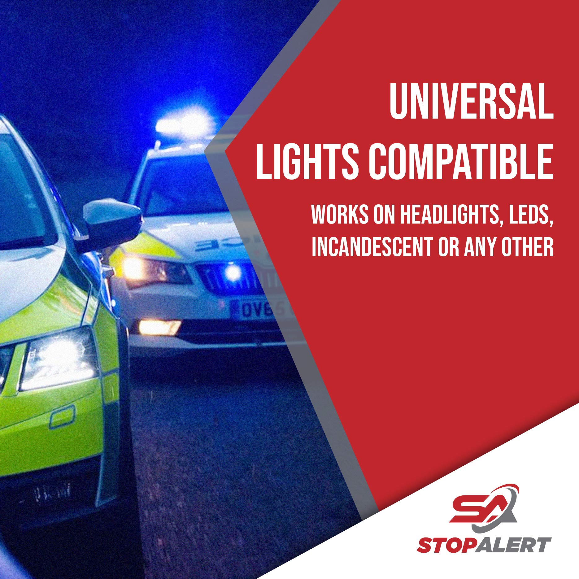 Fastwagger 240W - Headlight Safety Alternating Flasher Module Electronic Wig Wag Strobe Controller Relay - Led Incandescent Xenon Halogen Hid Car Police Emergency Trucks 10A 12-24V 250Fpm Stop-Alert