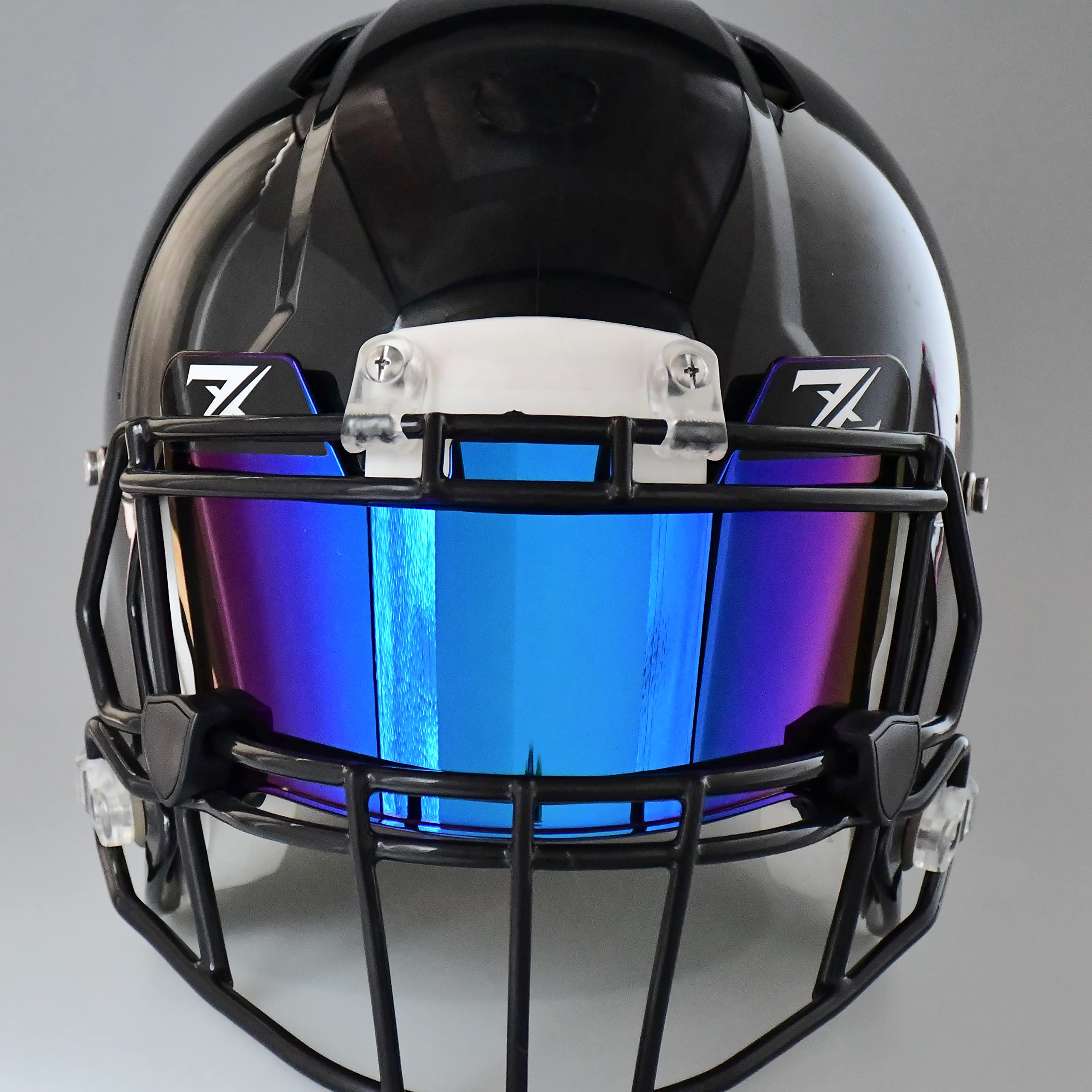 Zixioys Tinted Football Visor, Fits Youth And Adult Football Helmets (Blue)