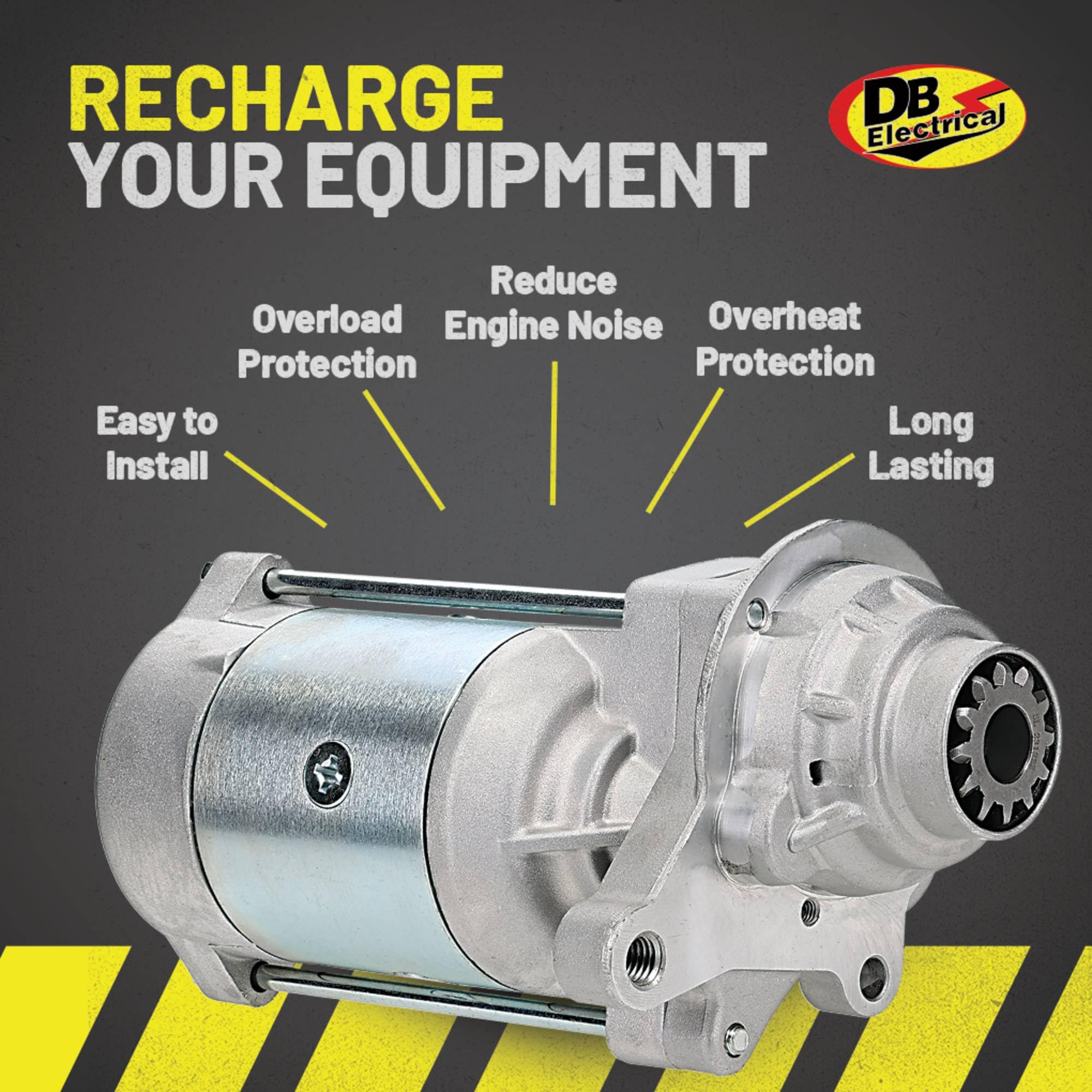 Db Electrical 410-14080 Starter Compatible With/Replacement For Ford F-250 Super-Duty 2008-2010, F-350 Super-Duty 2008-2010, F-4