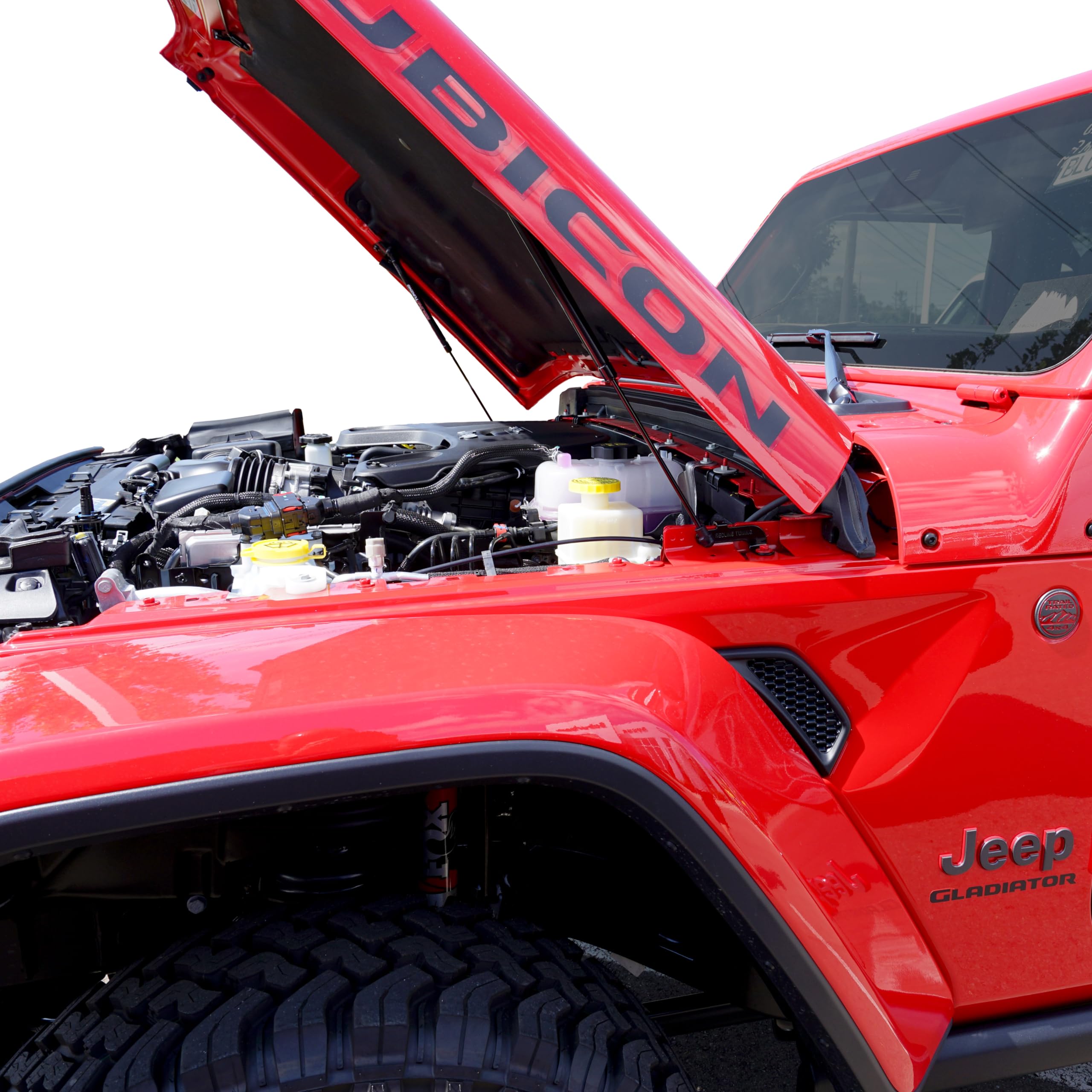 Redline Tuning 21-20003-02 Hood QuickLIFT Plus Compatible with Jeep Wrangler JL 2018+ & Compatible with Jeep Gladiator JT 2020+