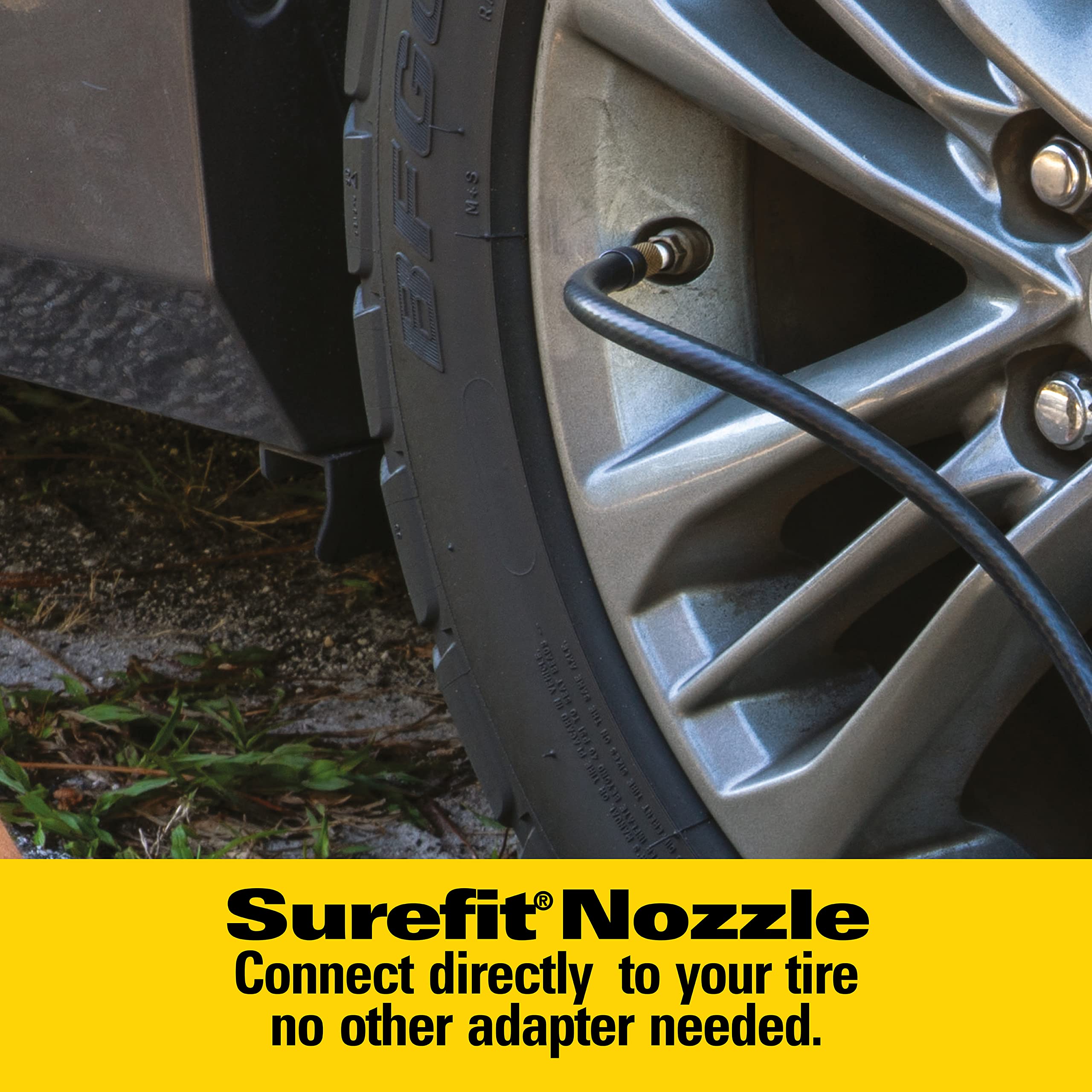 STANLEY J5C09 Portable Power Station Jump Starter 1000 Peak Amp Battery Booster, 120 PSI Air Compressor, USB Port, Battery Clamp