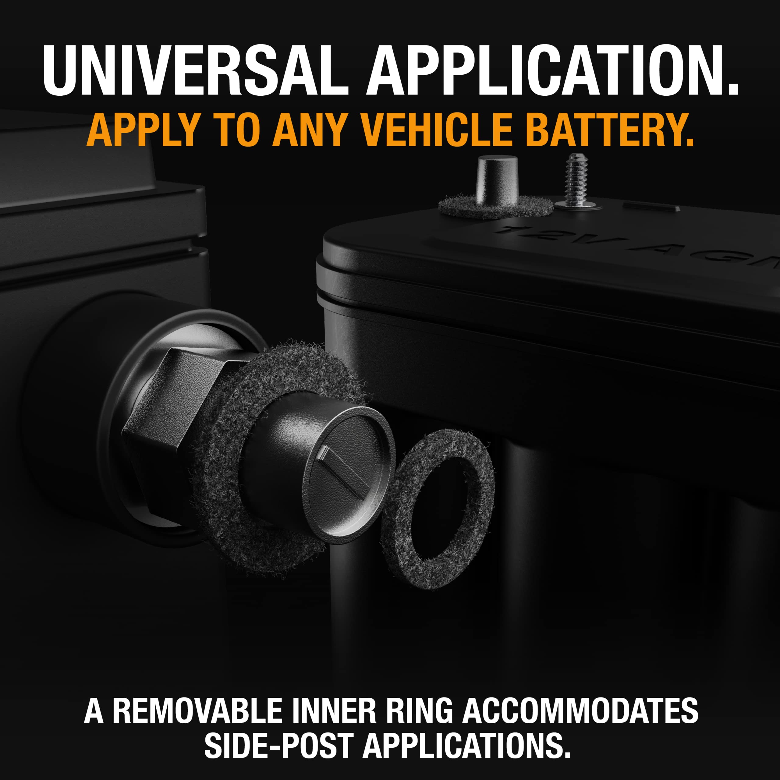 NOCO NCP2 B603 Oil-Based Battery Terminal Protectors, Anti-Corrosion Washers, and Battery Corrosion Pads (Pack of 50)