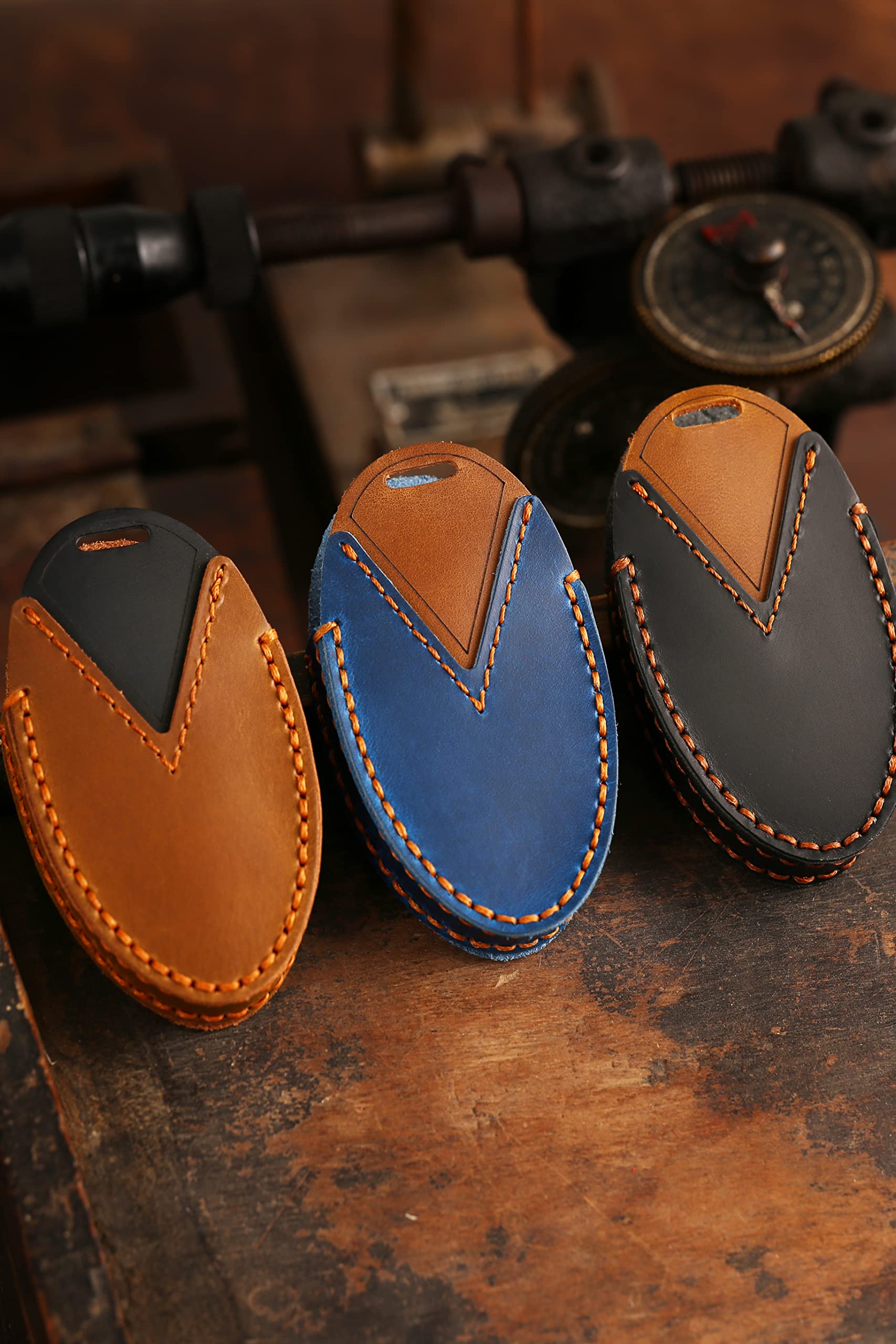 ontto 5-button Key Fob Cover with Keychain Compatible with Hyundai Azera Grandeur GN7 Ioniq 6 Kona EV 2023 Smart Remote Key Shel