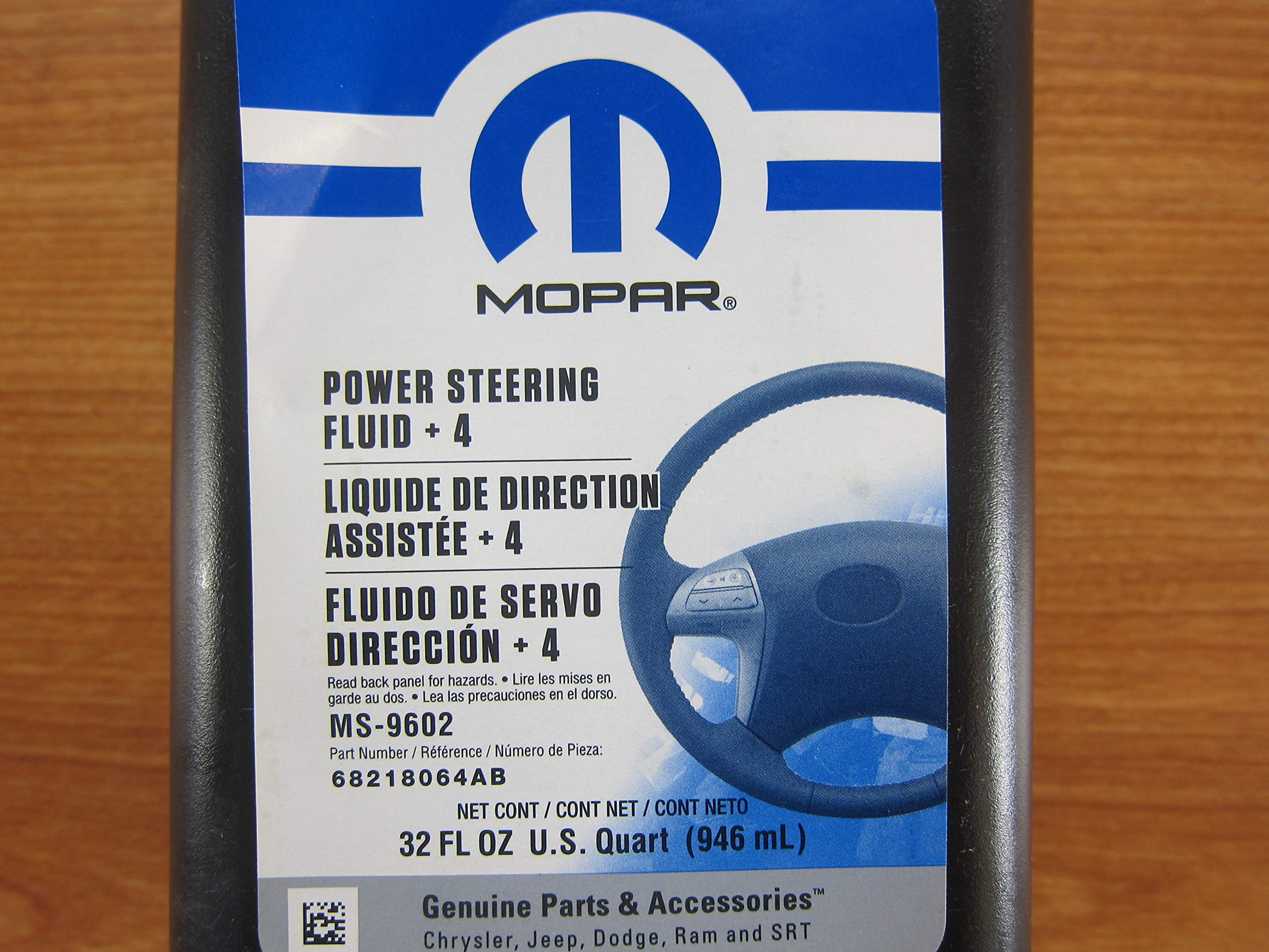 Mopar 68218064Ab Fluid Power Steering