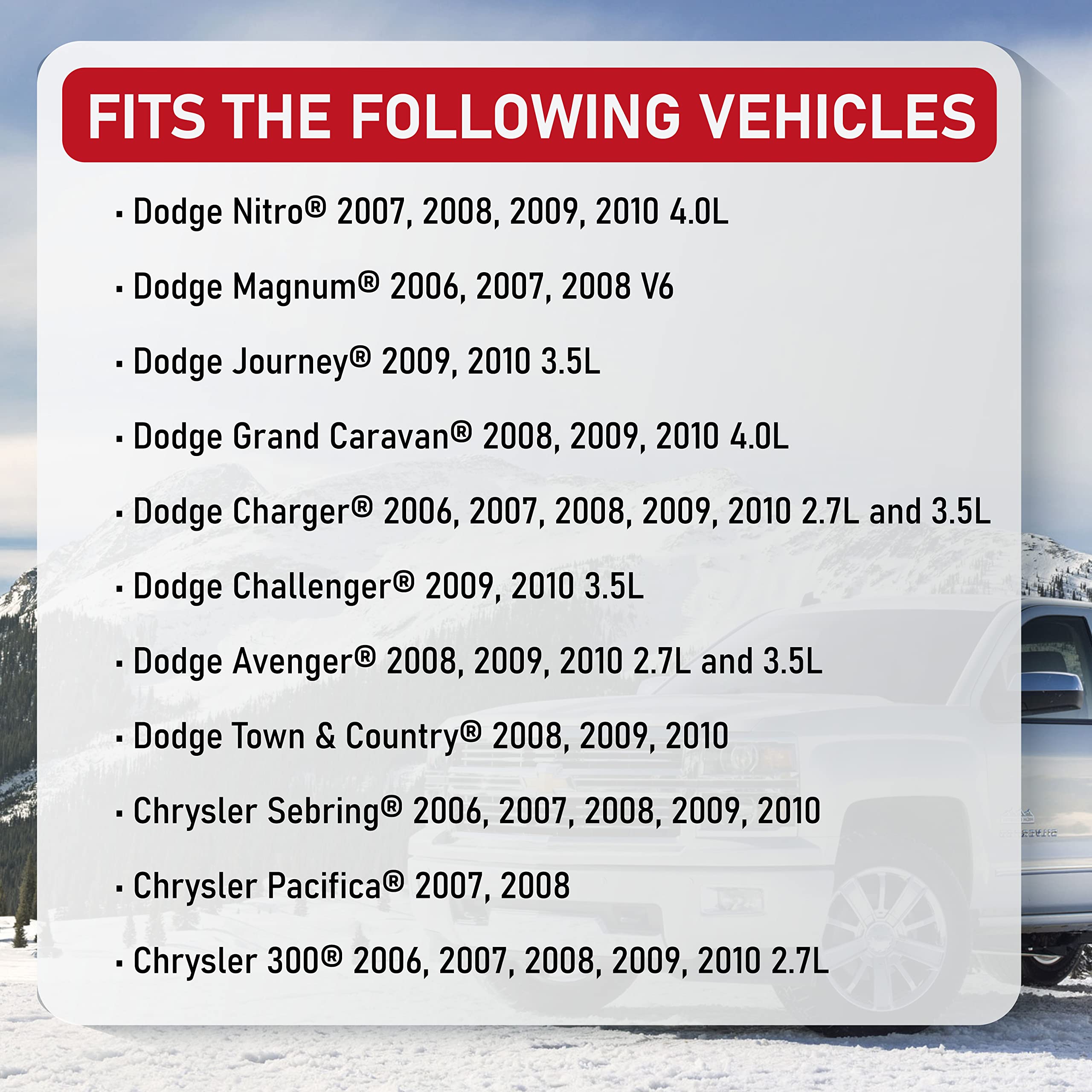 Ignition Coil Pack - Compatible With Dodge & Chrysler Vehicles - V6 2.5L, 2.7L, 3.5L - Replaces 4606869Aa - Fits Magnum, Charger