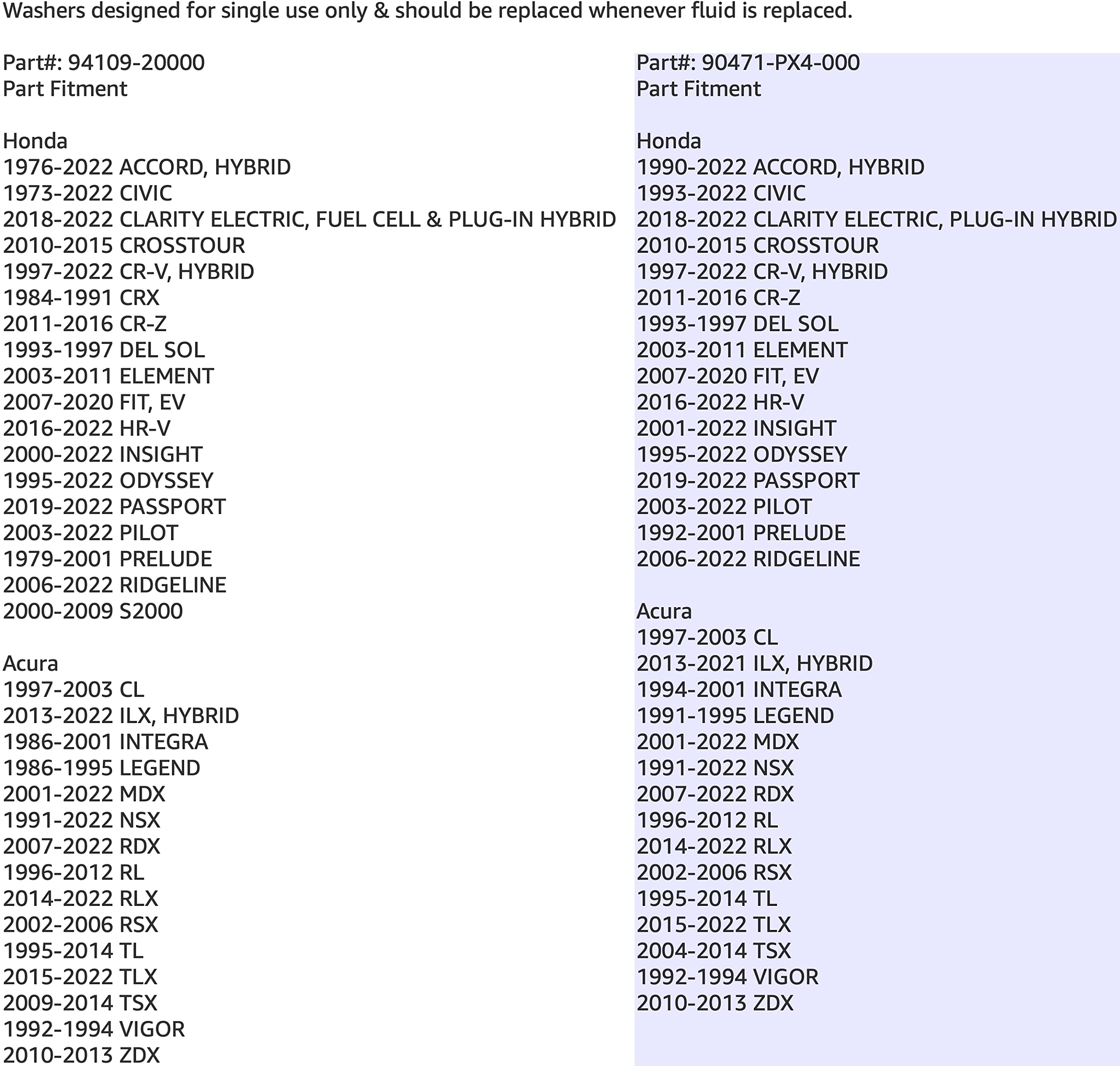 Prime Ave 5 Rear Differential And 5 Automatic Transmission Plug Washers For Leak-Proof Solid Seal - Aluminum Crush Washers Compa