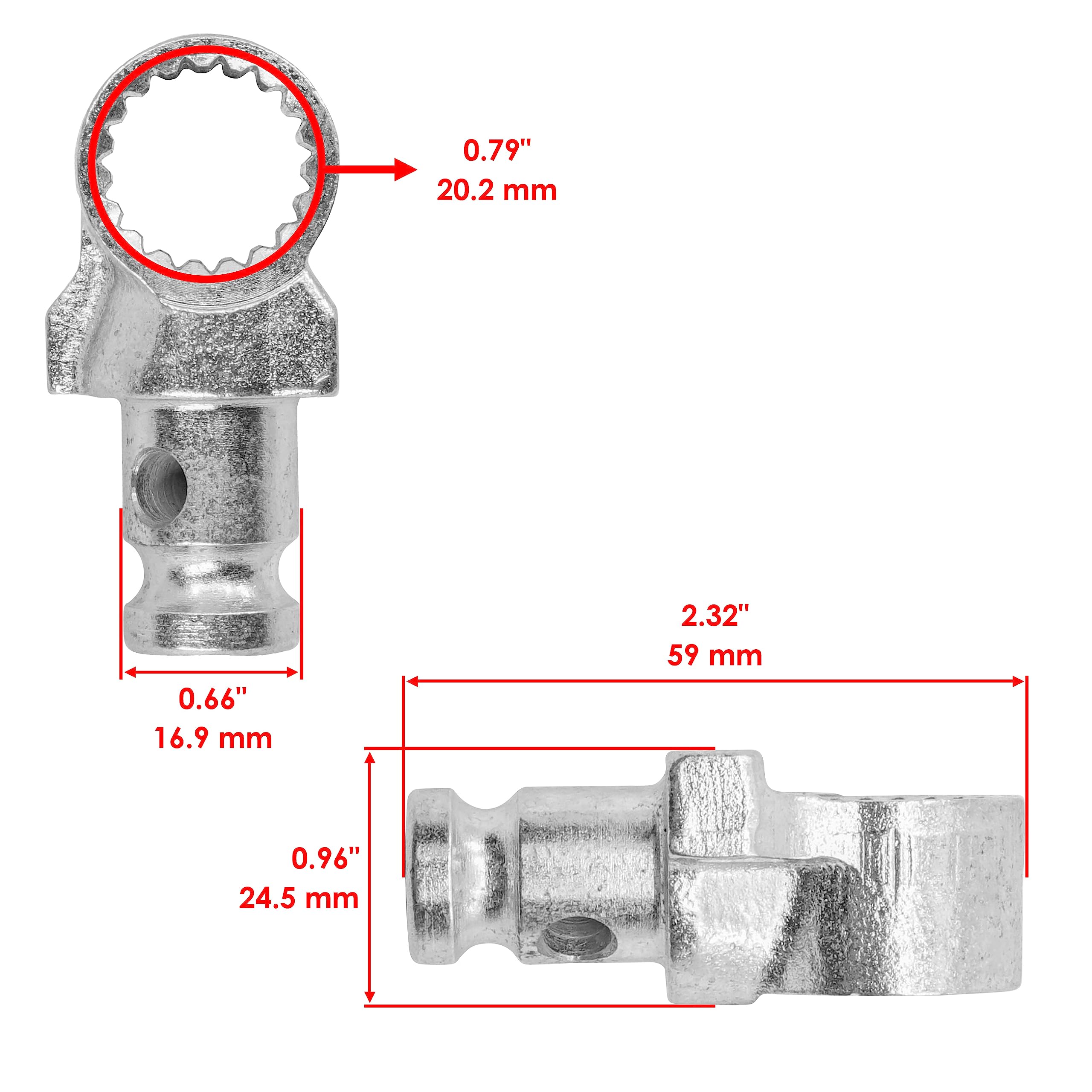 Caltric Kick Start Start Joint Arm Compatible With Honda Crf450R 2002-2005 | Crf450X 2005-2017 | 28302-Meb-671