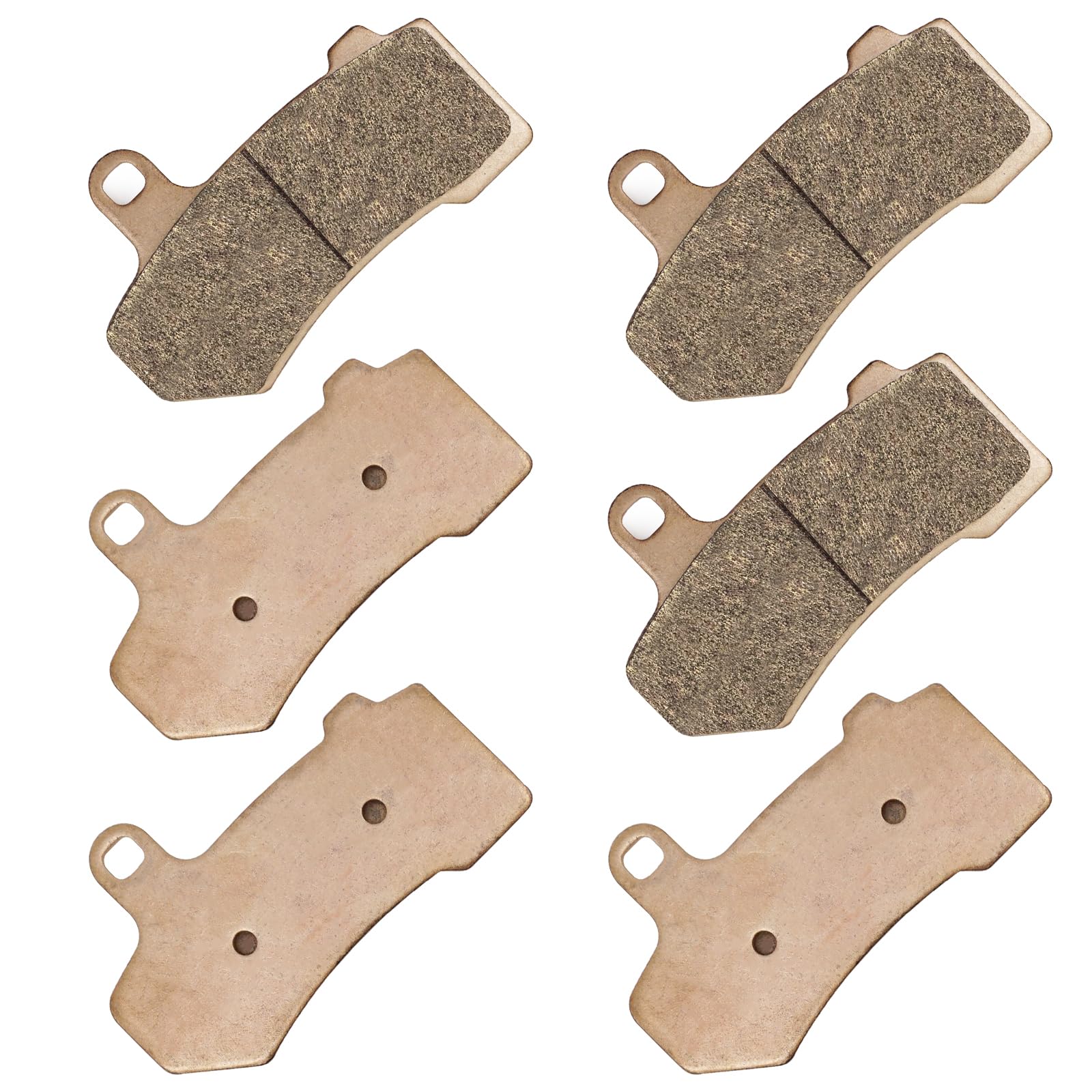3 Sets Front Rear Brake Pads Sintered for Harley Davidson Road King Road Glide Street Glide Electra Glide 2008-2020 Ultra Limite