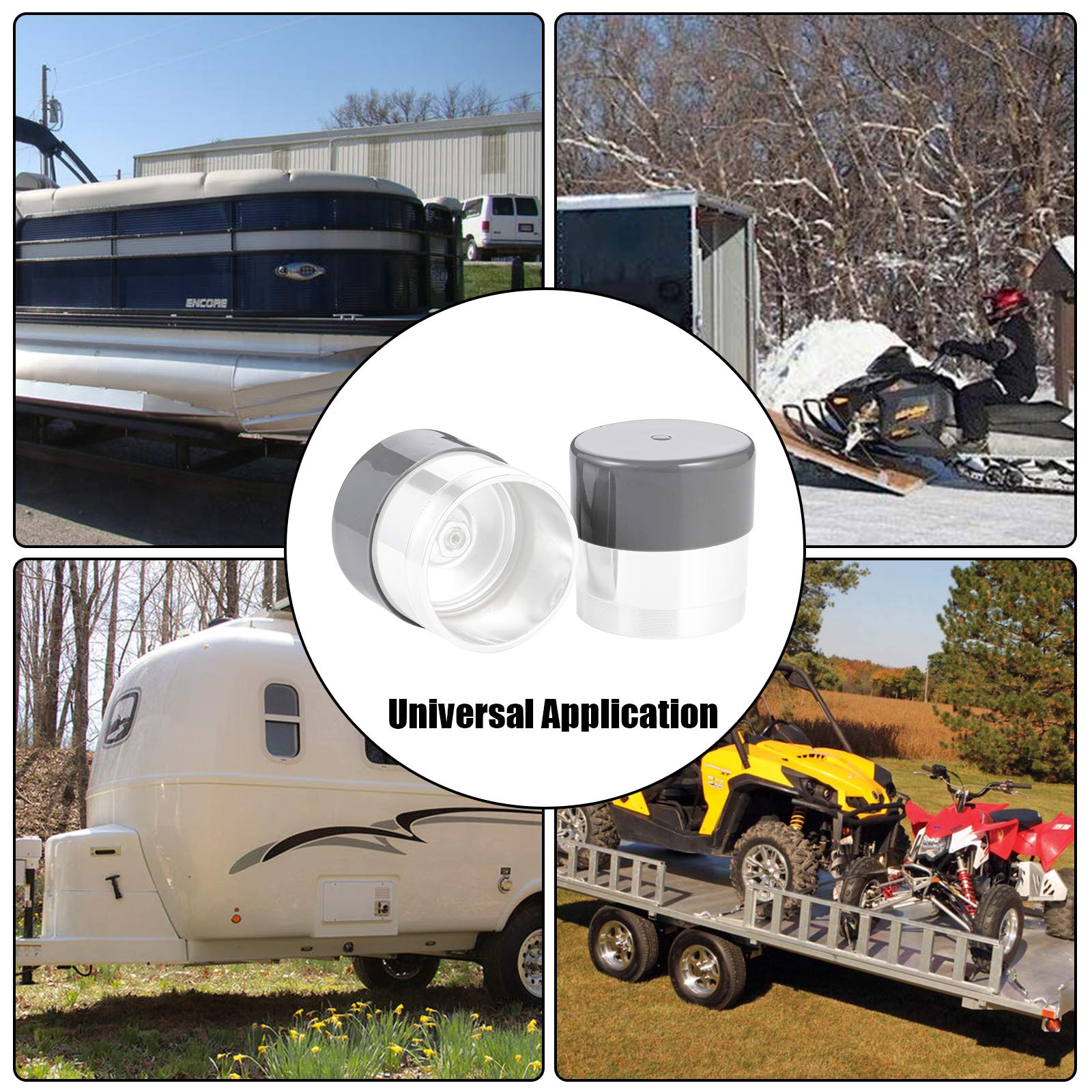 Czc Auto Bearing Protector Bras 1.98 Inch Rubber Caps Dust Covers Replacement For Bearing Partner Bra For Trailer Boat Wheel, 2