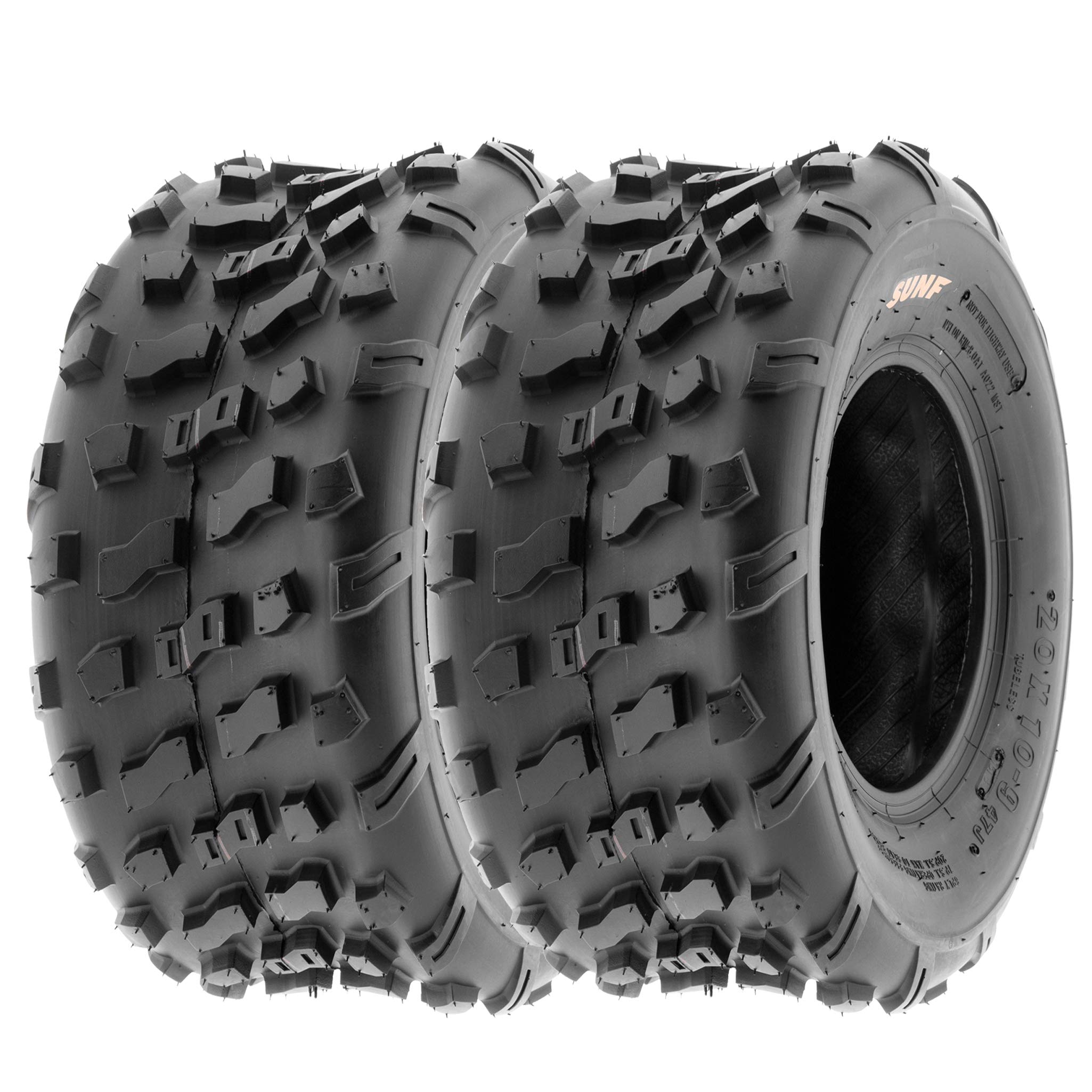 SunF 20x10-9Go Kart Golf Cart Lawn Mower 20x10x9 Knobby 4 PR A022 - PAIR of 2