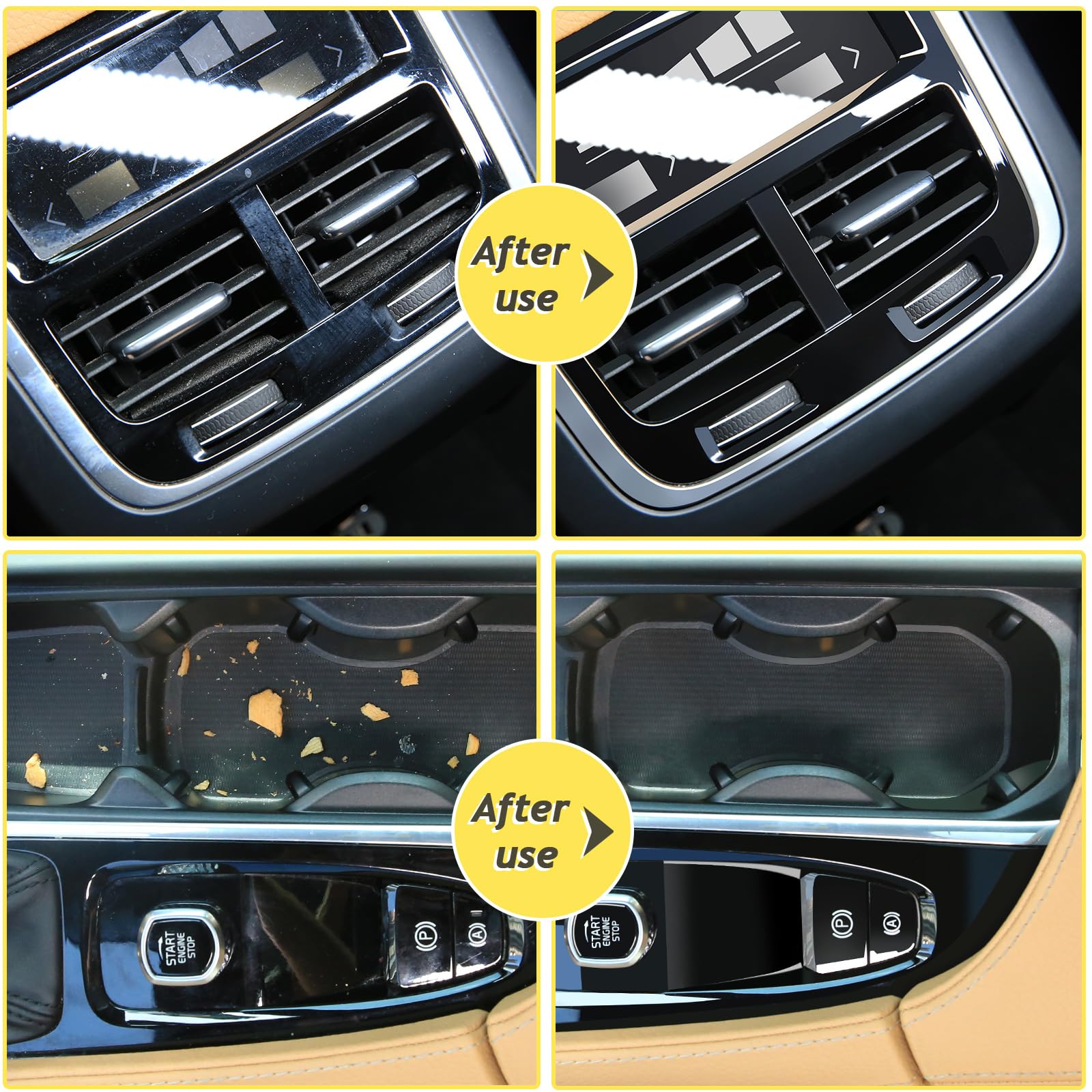 Tesabmi Car Cleaning Gel Cleaning Putty Interior Cleaner Auto Detailing Tools Cleaning Slime Clean Kit Supplies Car Accessories