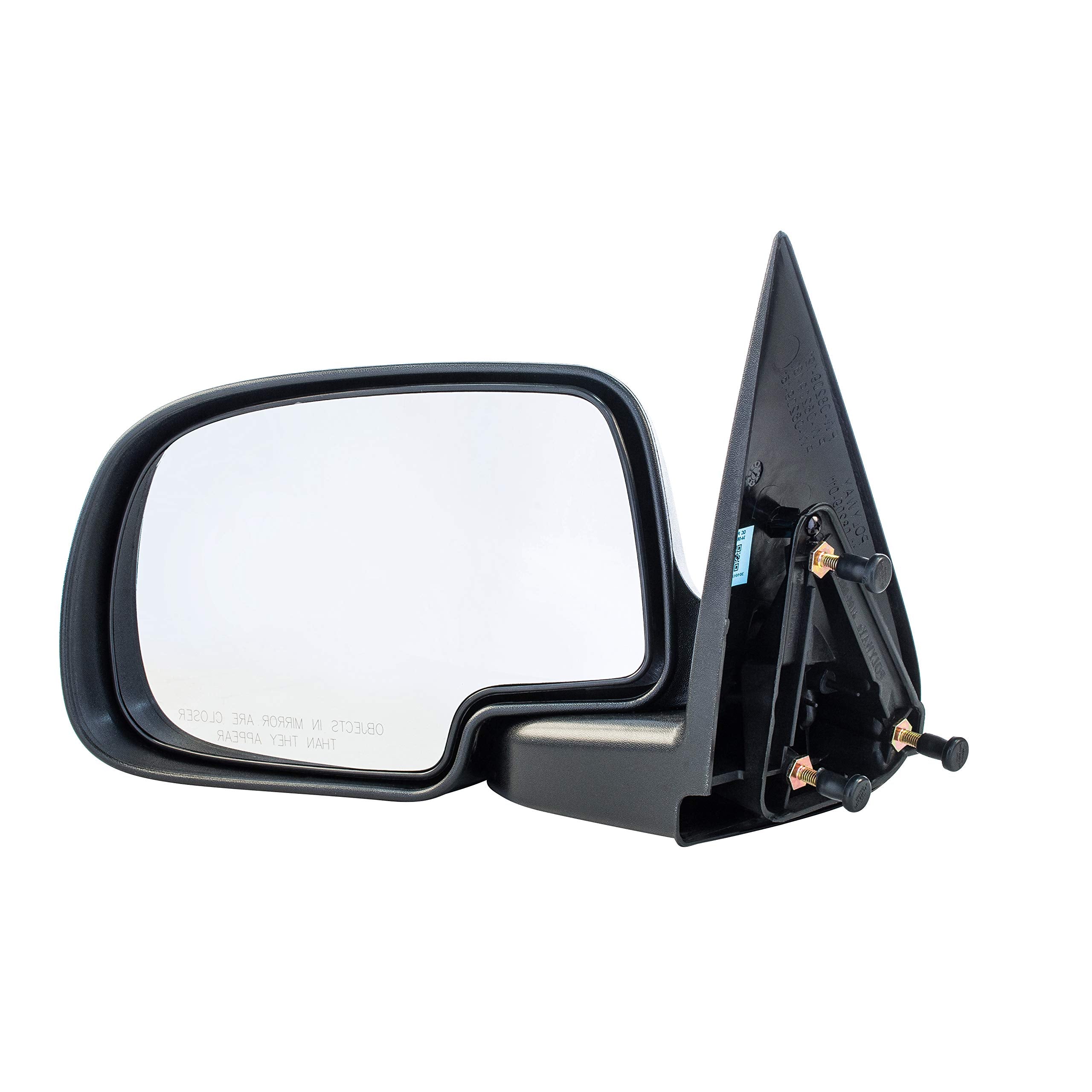 Dependable Direct Driver Side Non-Heated Manual Operated Mirror for Cadillac Escalade Chevy Silverado Suburban HD Tahoe GMC Sier