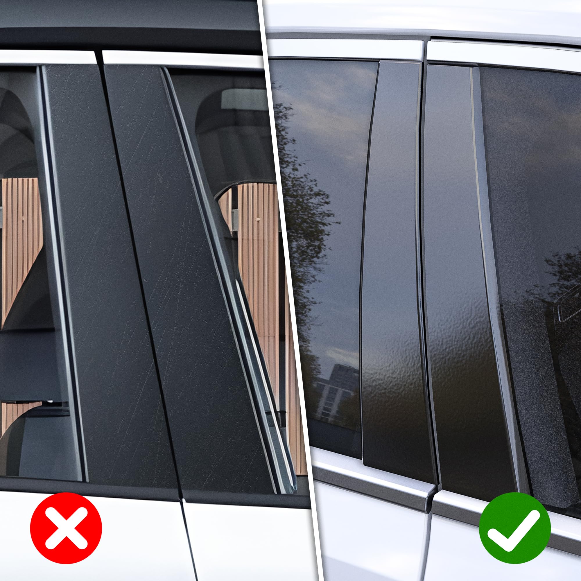 Arespark High Gloss Black Vinyl Wrap, Car Wrap Film Vinyl Roll Self Adhesive Film Black Sticker For Automotives Motos Interior E