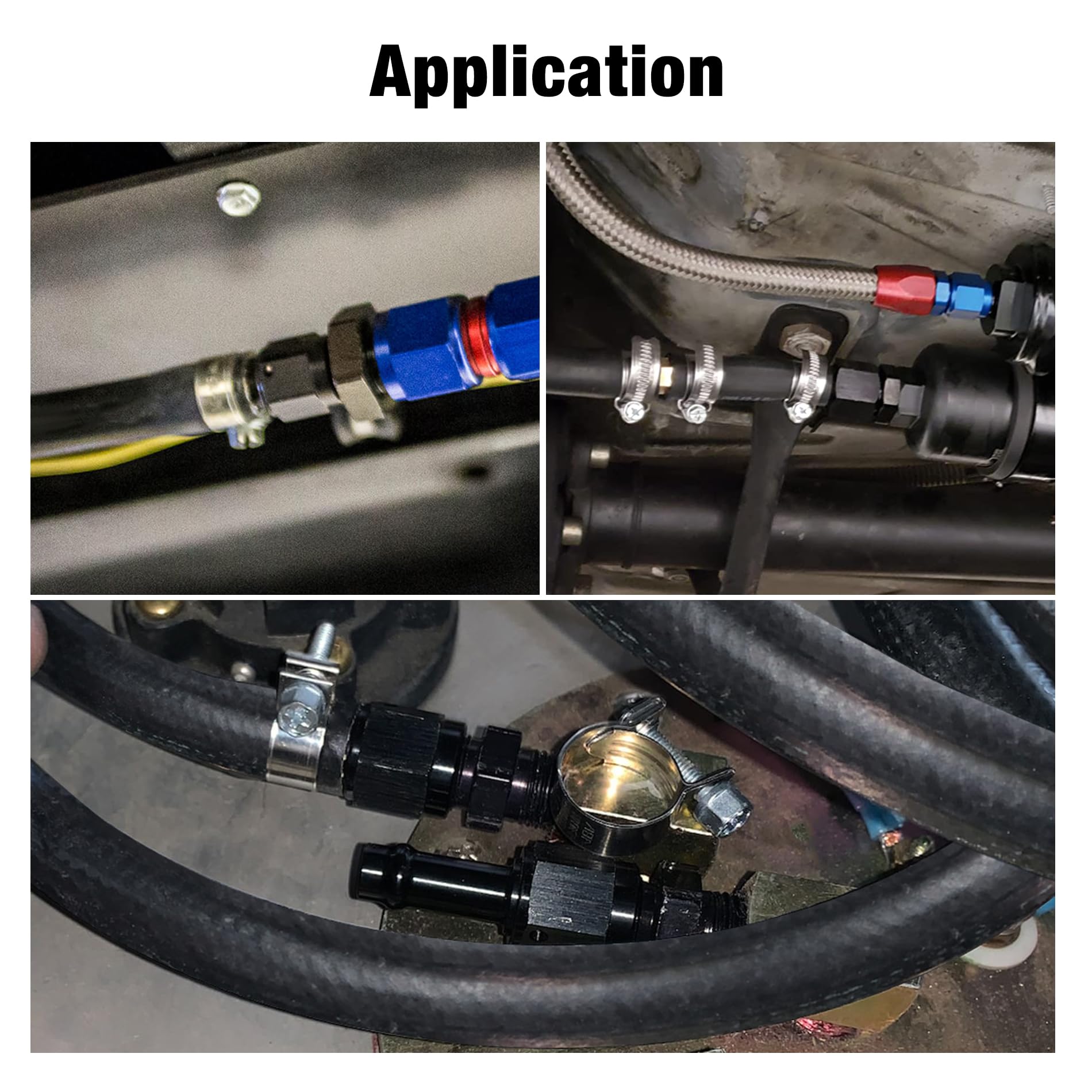 EVIL ENERGY 10AN Female to 1/2 '' Barb Hose Fitting Straight Swivel