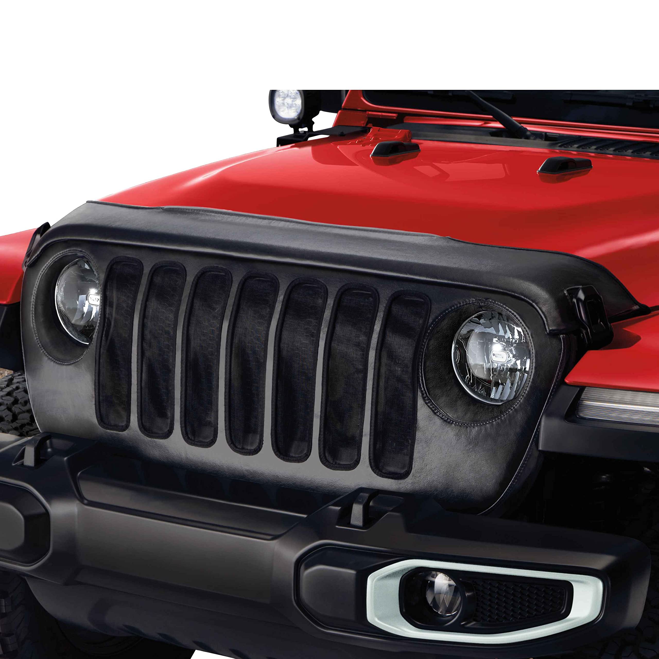 Mopar 82215369 Hood Cover Hood Cover Is Made Of Black Vinyl And Features Jeep Logo. The Cover Protects The Front Edge Of The Hoo