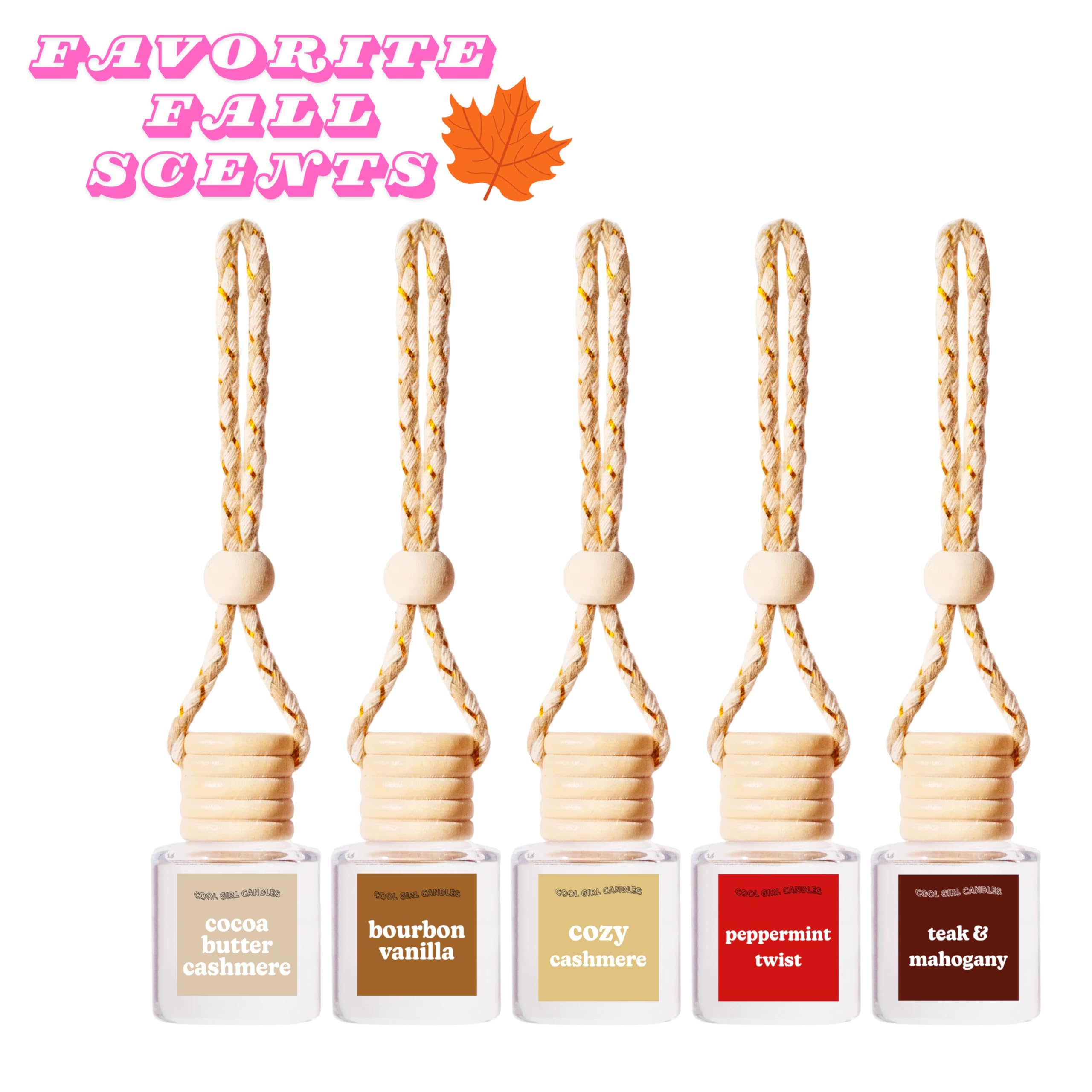 Coolgirlcandles Pumpkin Praline Waffles Car Hanging Fragrance Oil Diffuser Car Air Freshener Diffuser For Essential Oils, Scents