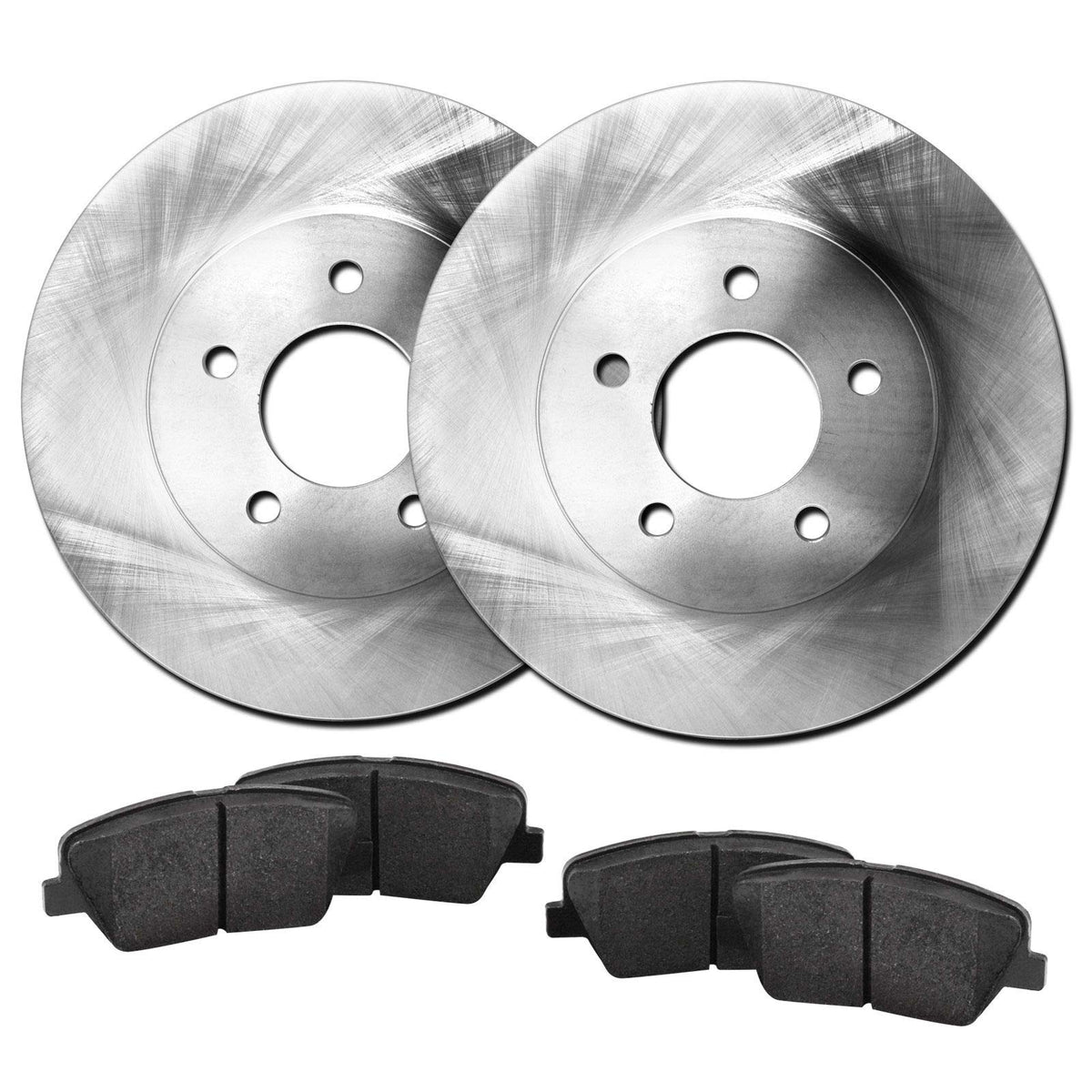 Hart Brakes Rear Brakes And Rotors Kit |Rear Brake Pads| Brake Rotors And Pads| Ceramic Brake Pads And Rotors |Fits 2014-2016 Ca