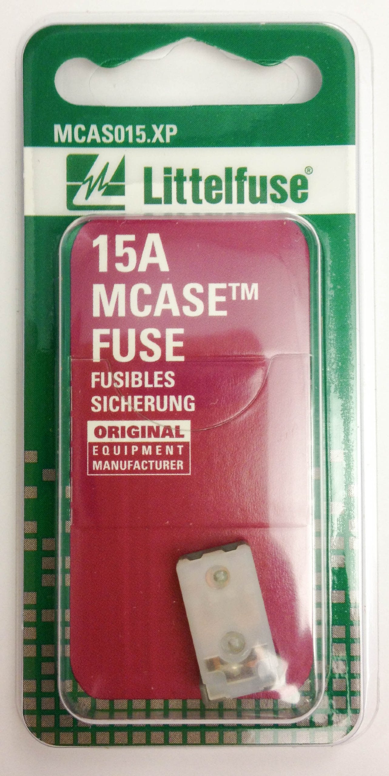 Littelfuse (Mcas015.Xp) Mcase Gray 32V 15 Amp Fuse