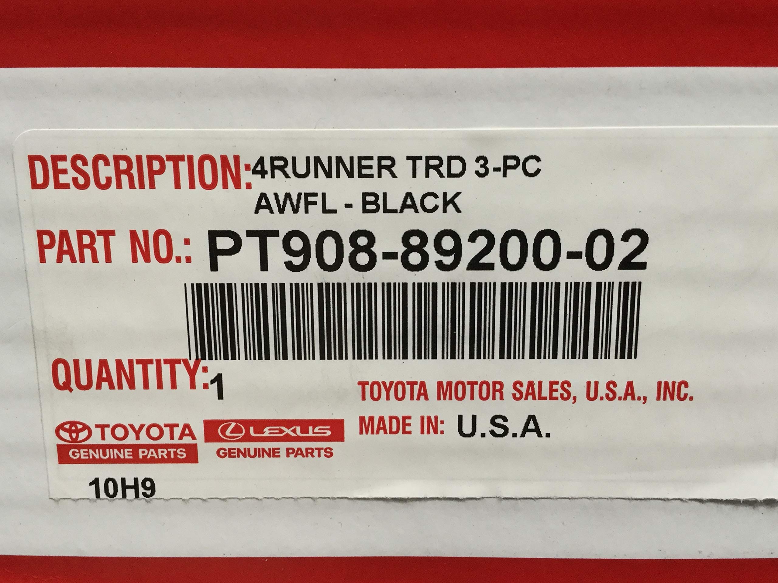 Toyota Genuine 4Runner Trd Pro All Weather Floor Liners/Mats (Pt908-89200-02)