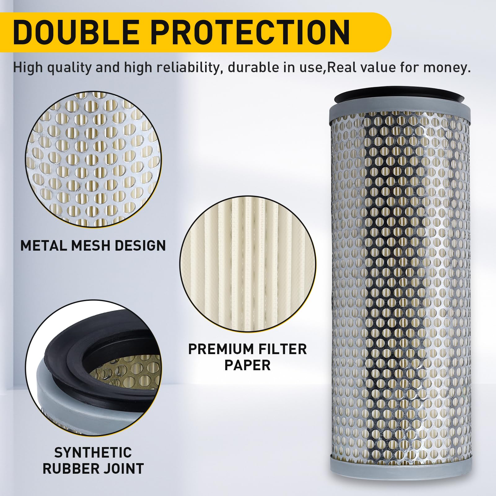 Air Filter 7081308 Replacement For Polaris Ranger 500 700 400 4X4 Crew 500 Mvrs 700 800 2006-2014