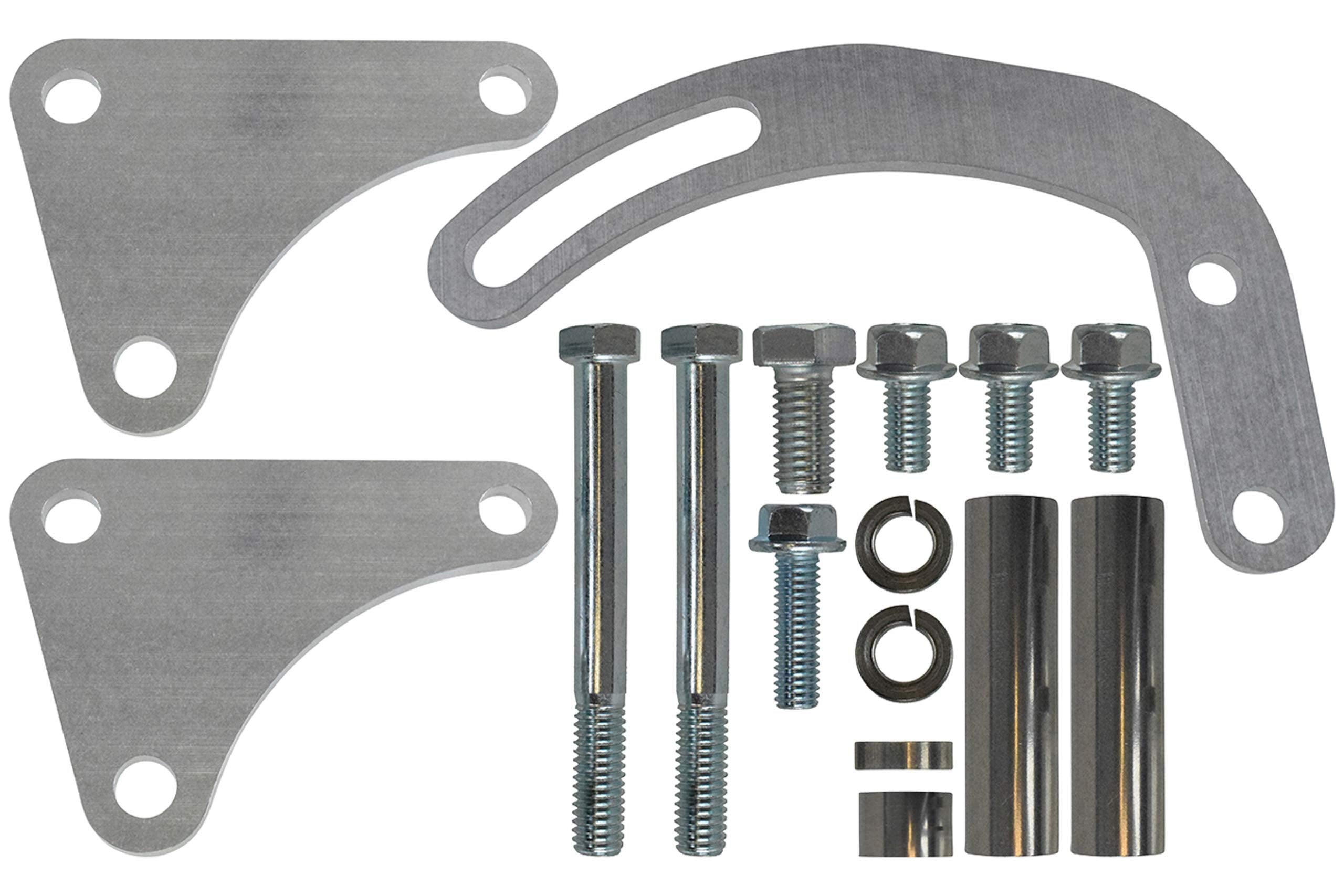 Ict Billet Bbc Power Steering Pump Bracket Billet Adjustable Lwp Long Water Pump 454 Big Block Chevy 396 402 409 427 454 502 V8 