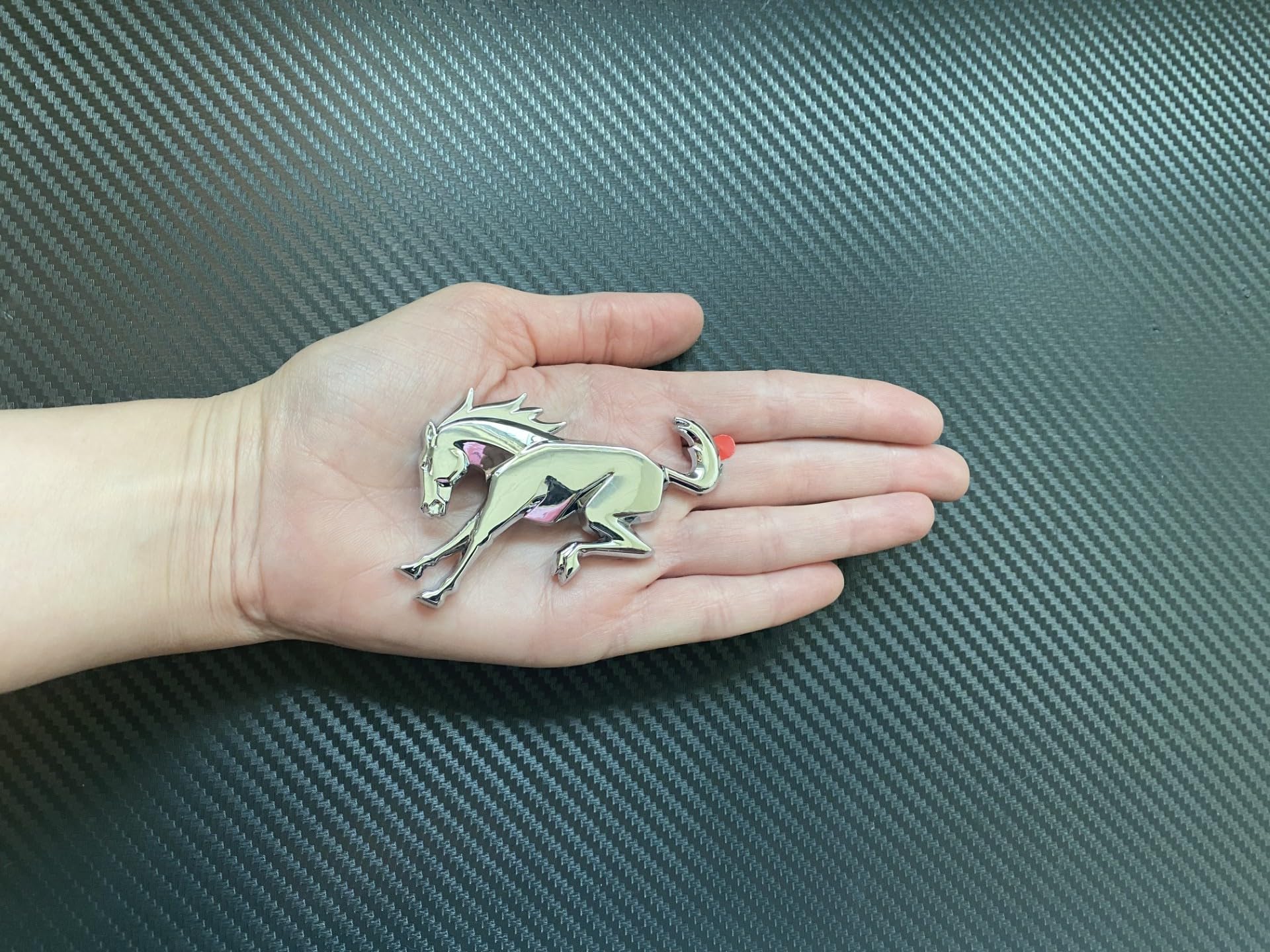 Ford Bronco Chrome Logo Plastic Emblem. Industrial Strength 3M Adhesive Backing