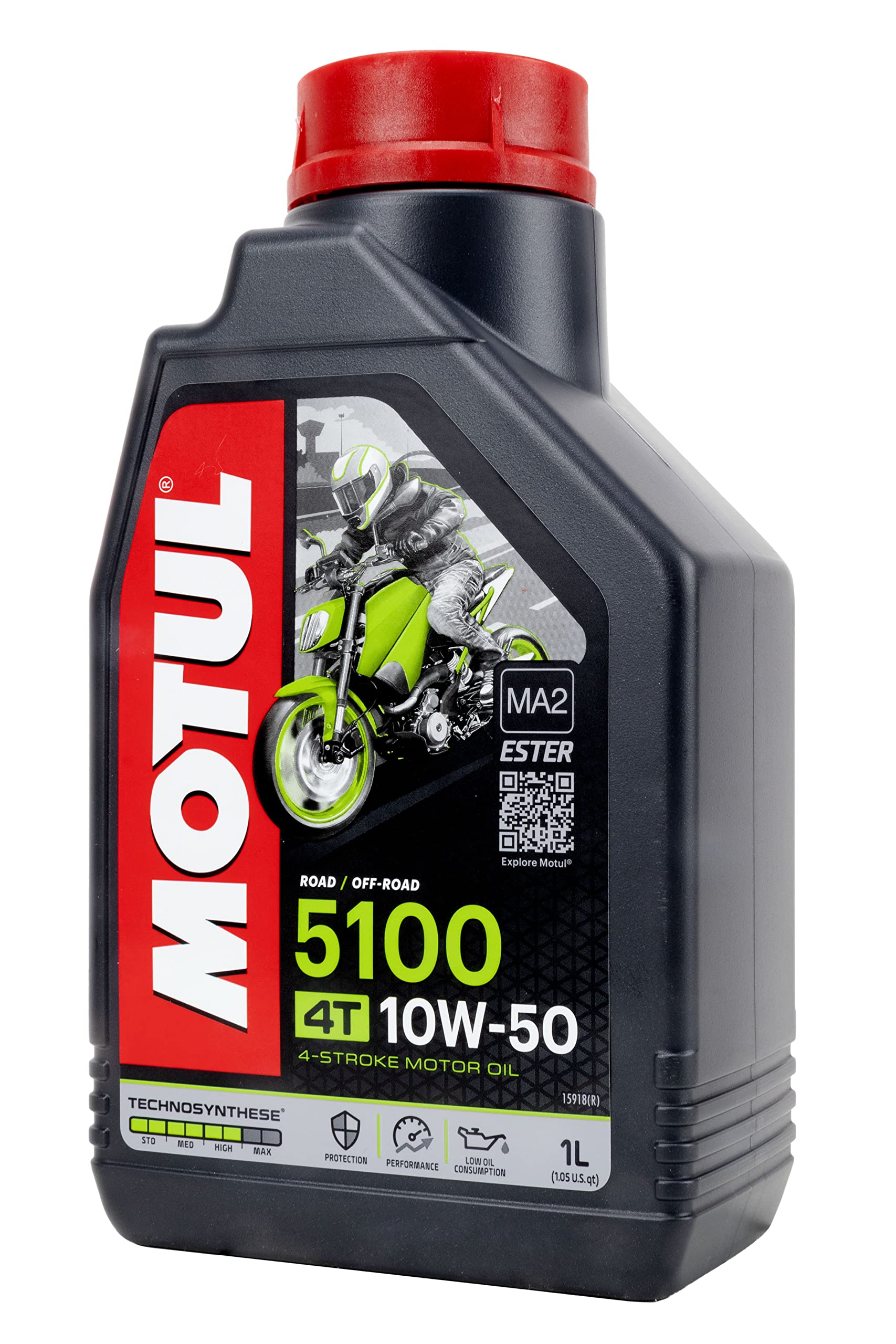Motul 5100 4T 10W50 Synthetic Blend 1 Liter