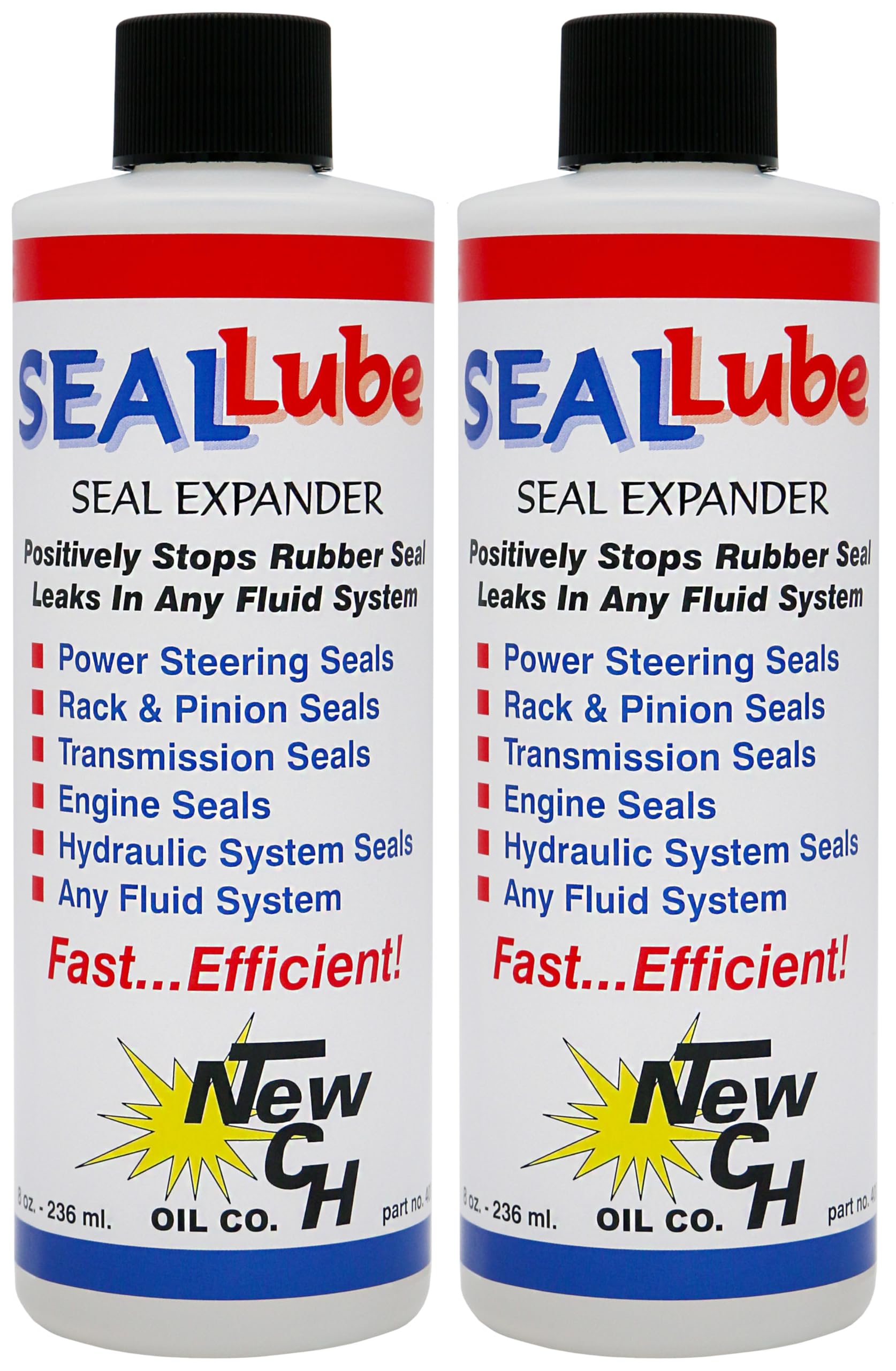 Seallube - Stops Leaks: Gasoline Engines, Diesel Engines, Automatic Transmissions, Manual Transmissions, Power Steering, Rack An