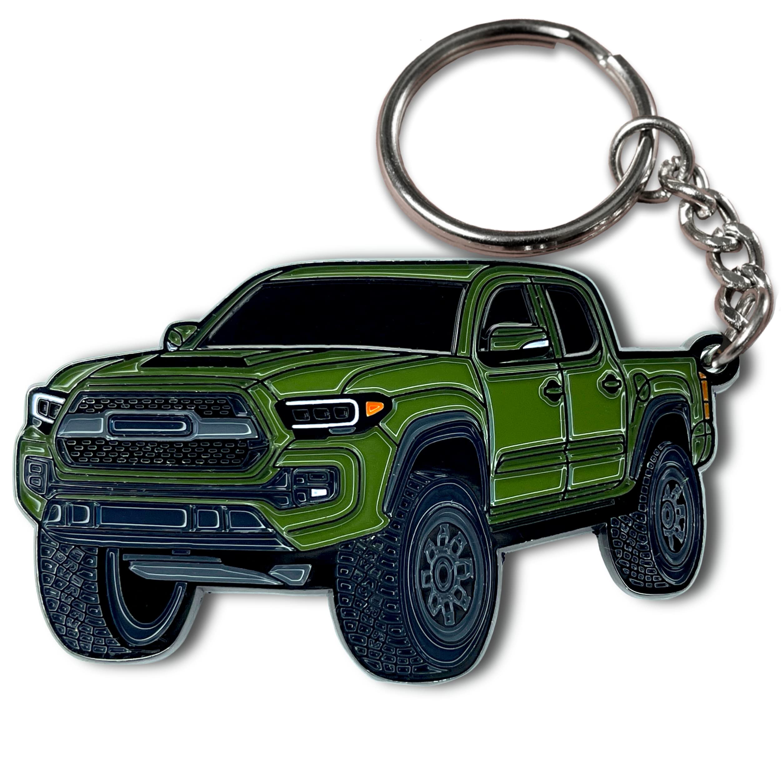 Four Wheel Beast Tacoma Keychain - Tacoma Accessories 2016-2022 Mods For Pro Sport Off Road Cool Key Chain Fob Cover 3Rd Gen Toy