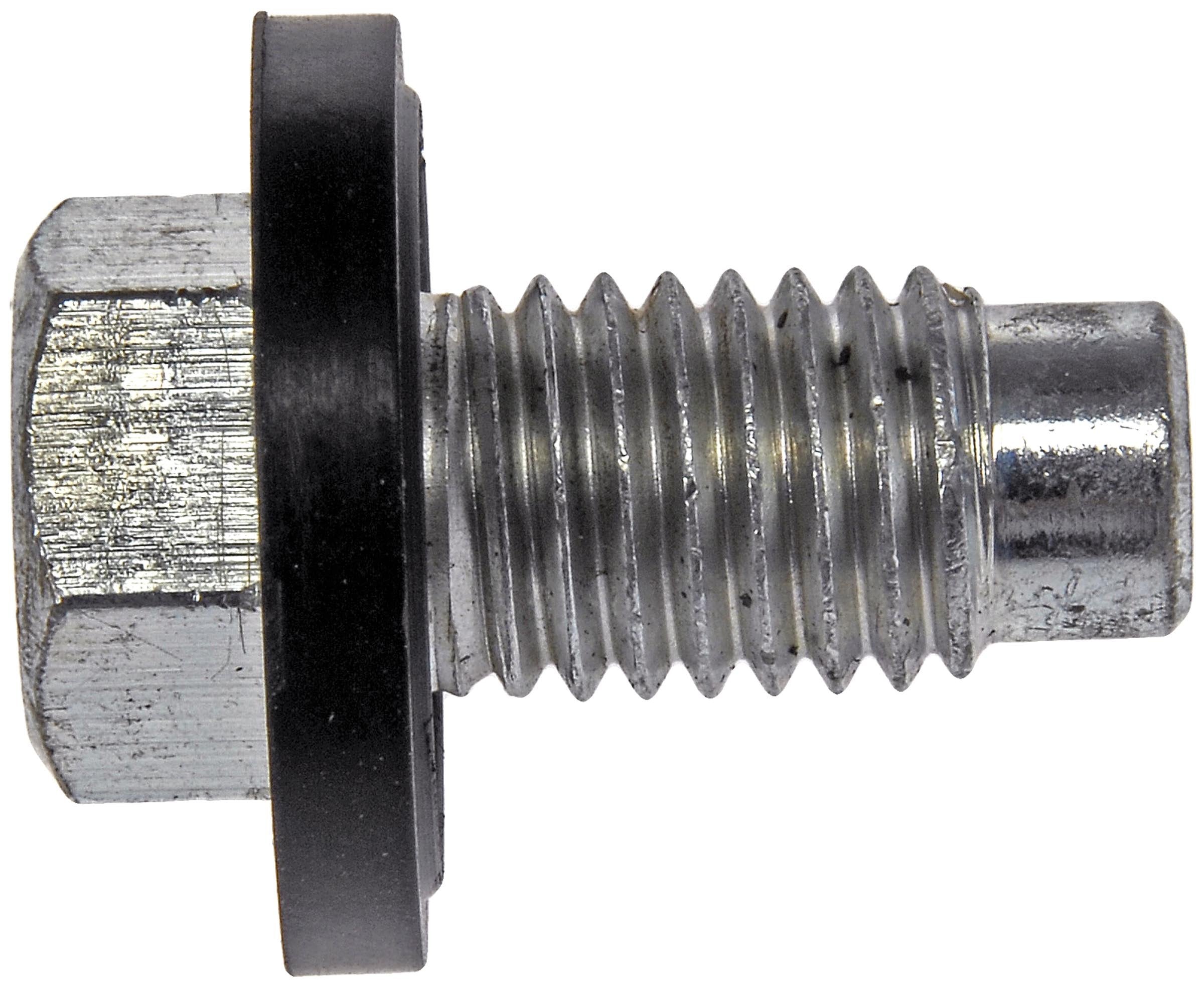 Dorman 65378 Oil Drain Plug Pilot Point Molded Gasket M12-1.75, Head Size 15Mm Compatible With Select Ford / Mazda / Mercury Models