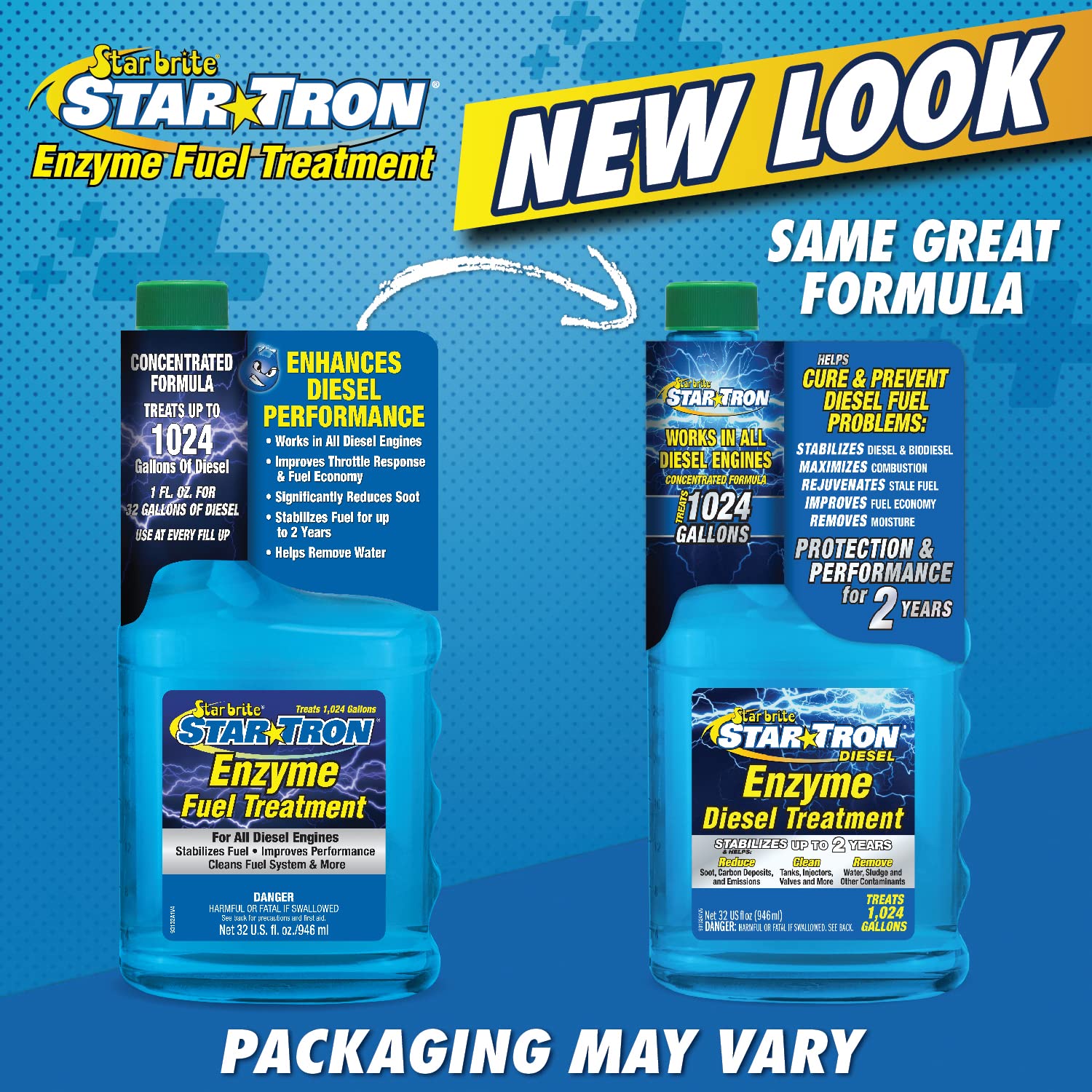 Star Brite Star Tron Enzyme Fuel Treatment - Super Concentrated Diesel Formula - 32 Oz