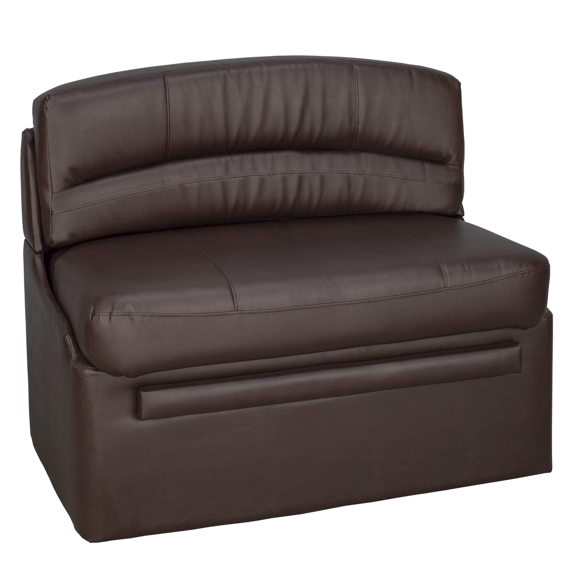 Recpro Charles 38 Rv Dinette Booth With Storage | Converts To Bed | Rv Dining Room (Mahogany, 1)