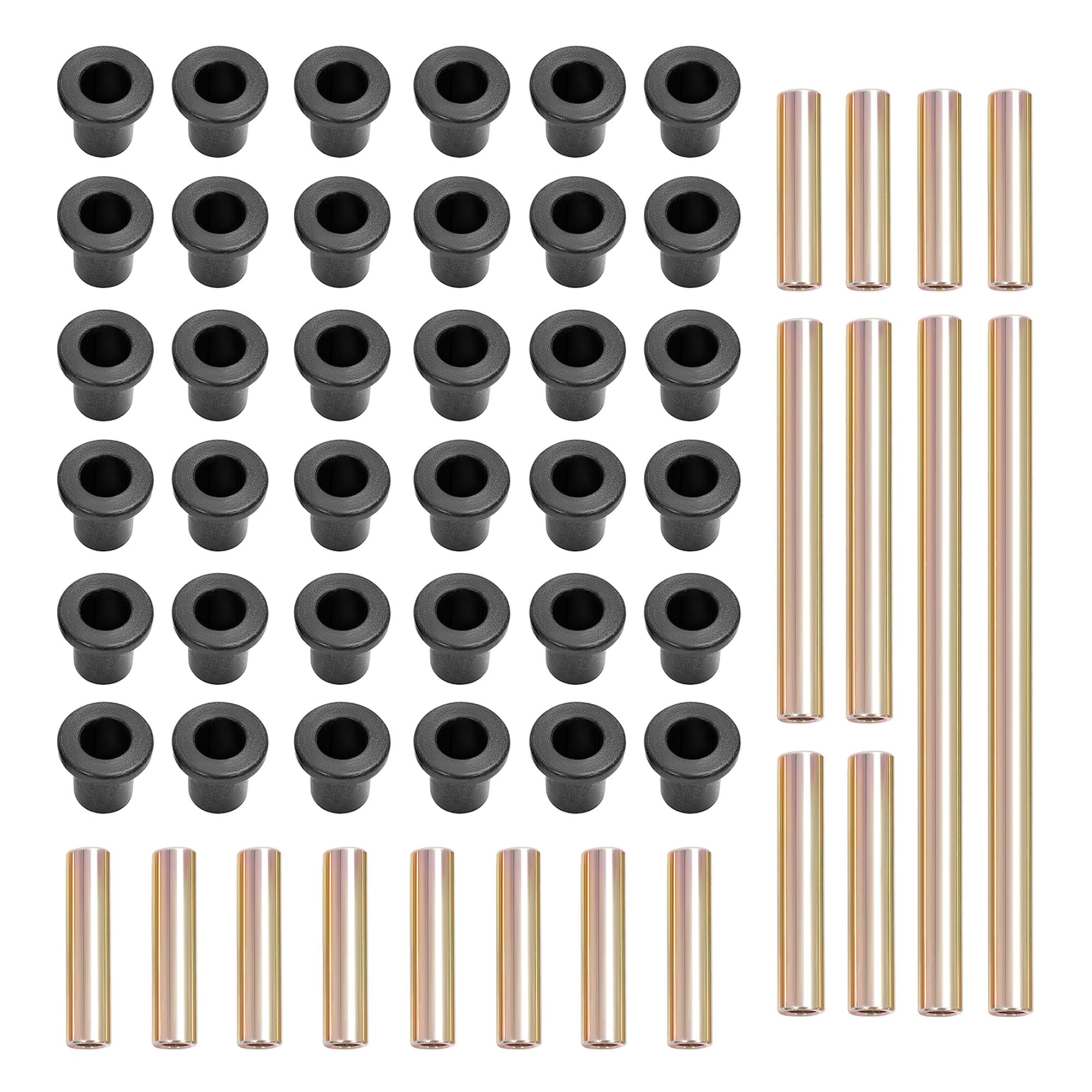 HECASA Front&Rear Control Arm Bushing Kit Compatible with 2013-2019 Polaris Ranger XP 900/900 Crew Replacement for 5138797 54398