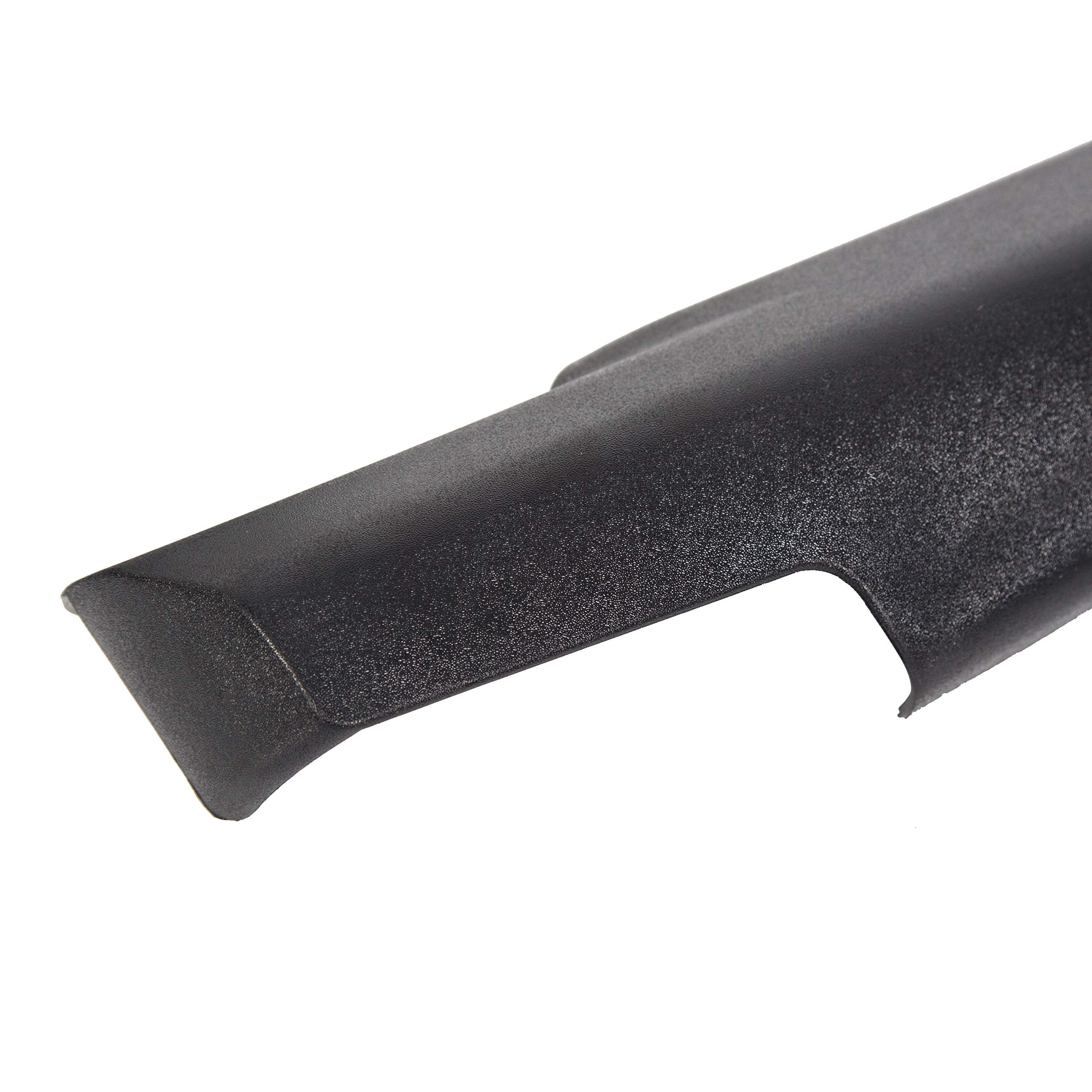 ECOTRIC Black Passenger RH Side Trailer Tow Mirror Arm Cover Compatible with 2014-2024 Dodge RAM 1500 2500 3500 Replacement 68263392AA