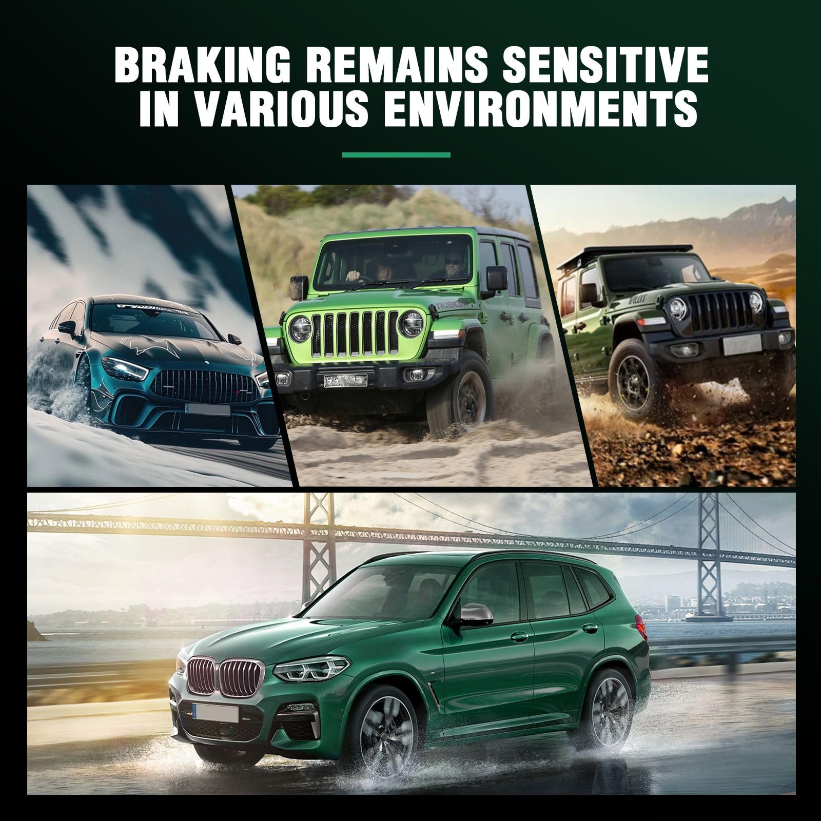 Automuto 4Pcs Front Ceramic Disc Brake Pads Set D1421 For Buick Allure Cascada Lacrosse Regal For Cadillac Elr For Chevrolet Equ