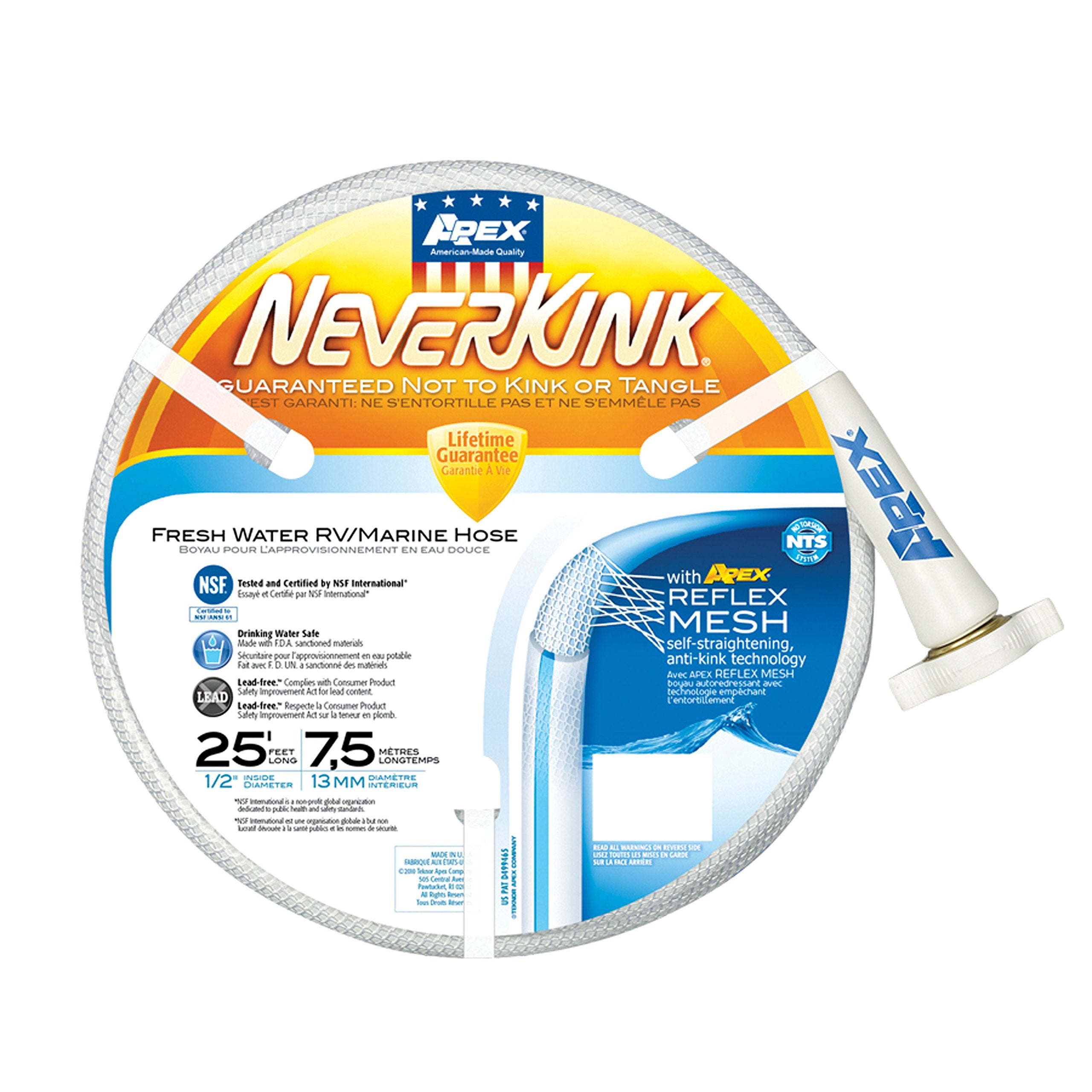 Teknor Apex 7602-25 Neverkink Rv/Marine Hose - 1/2 X 25'
