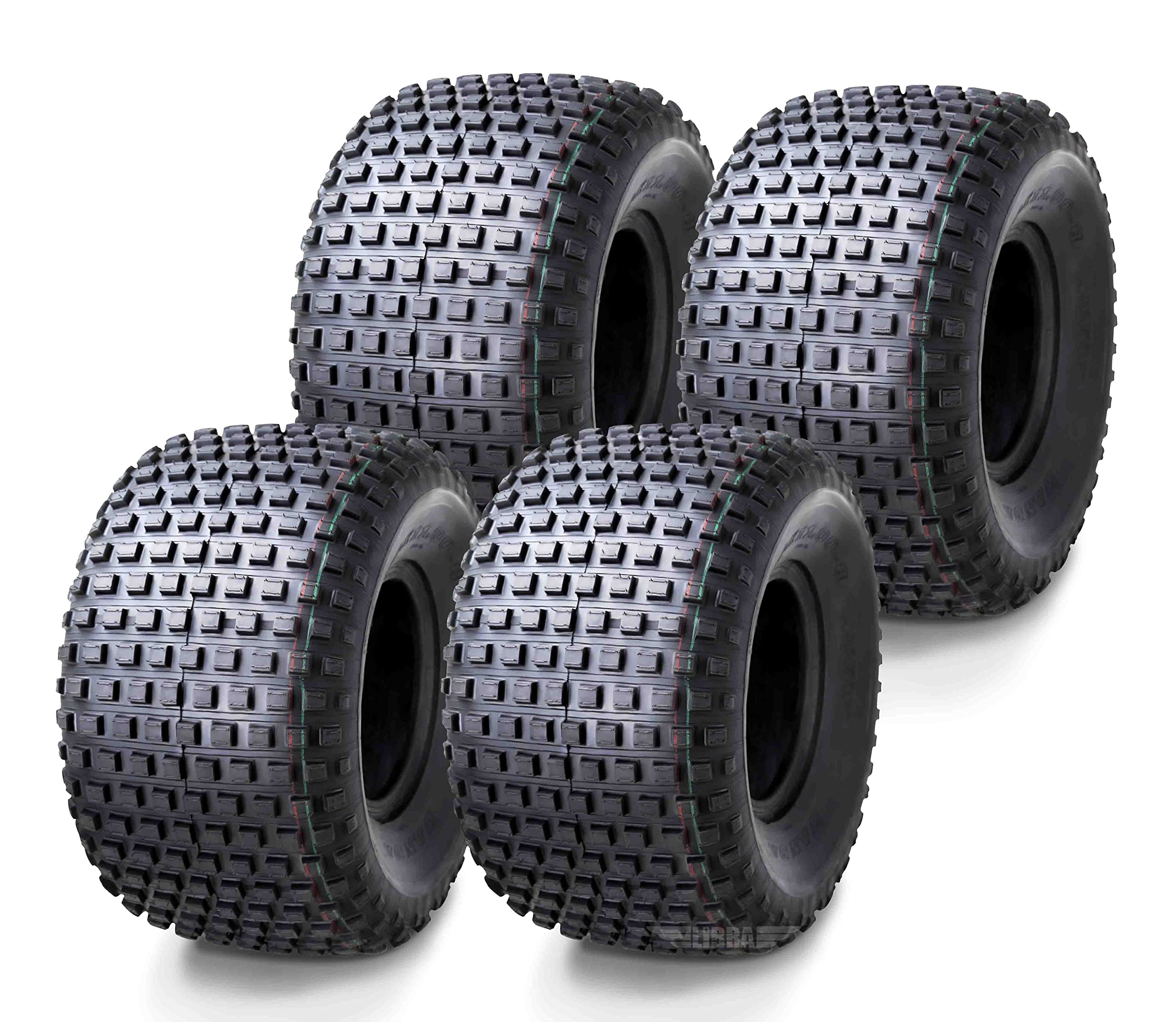 Wanda Set Of 4 Sport Atv Tires 22X11-8 22X11X8 4Pr Knobby 10032