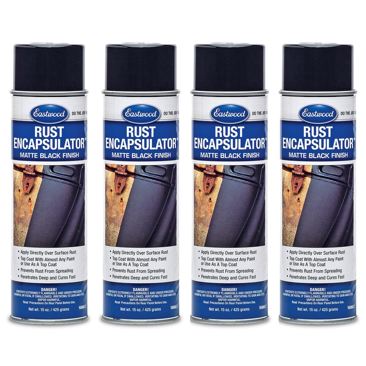 Eastwood Rust Encapsulator Aerosol | Quick Drying With Uv Resistance And Heat Resistance Up To 400 Degrees Fahrenheit | 15 Oz, B