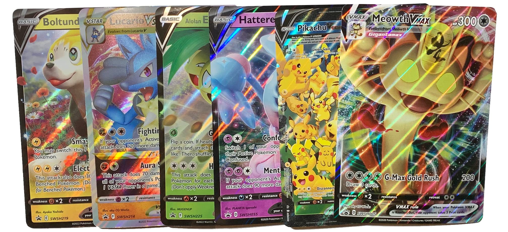 Pokemon - Random Jumbo Card Lot - x6 (Selection Varys) V - Vmax - Vstars - V Union-New