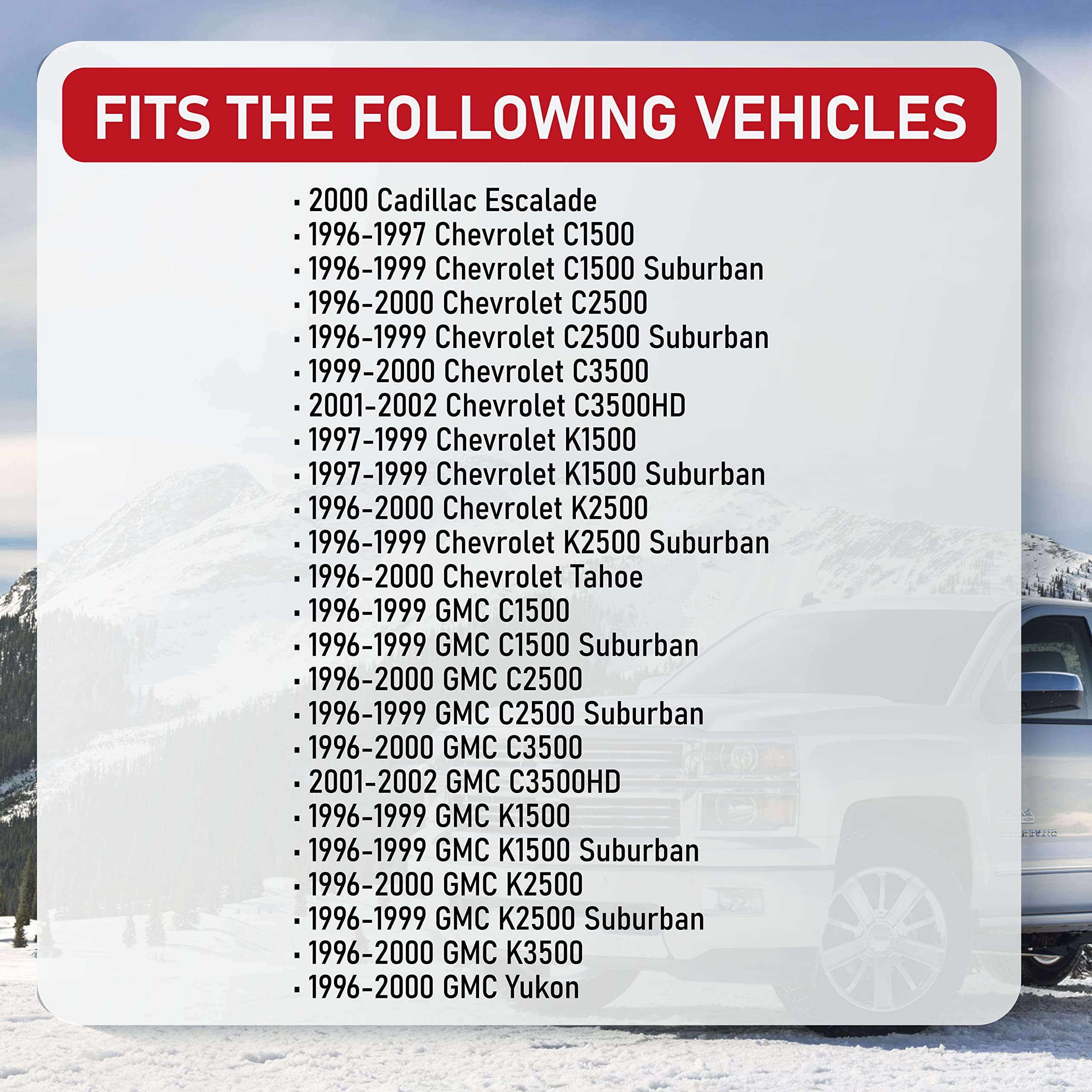 Ac Heater Climate Control Panel With Rear Defogger - Compatible With Chevy, Cadillac And Gmc - Escalade, C1500, C2500 Suburban,