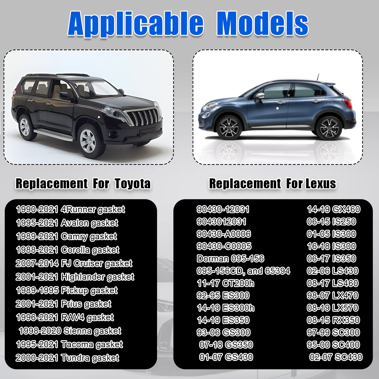 24PCS Oil Drain Plug Gaskets, Crush Washers Replacement for Toyota Drain Plug Washer Replaces, 12mm Aluminum Oil Drain Plug Wash