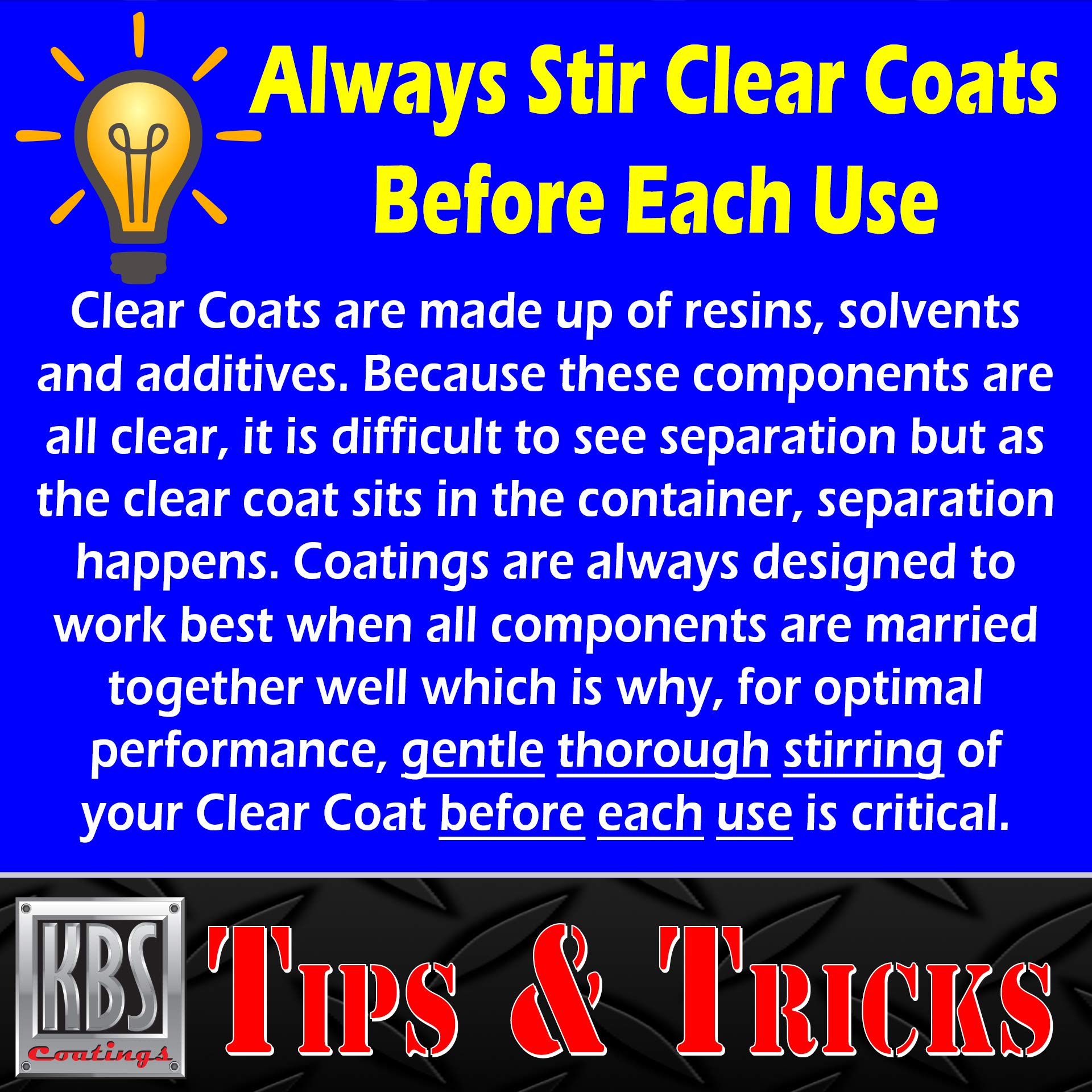 Kbs Coatings 8404 Diamondfinish Watercolor Clear Coat - 1 Quart, 32 Fl Oz (Pack Of 1)