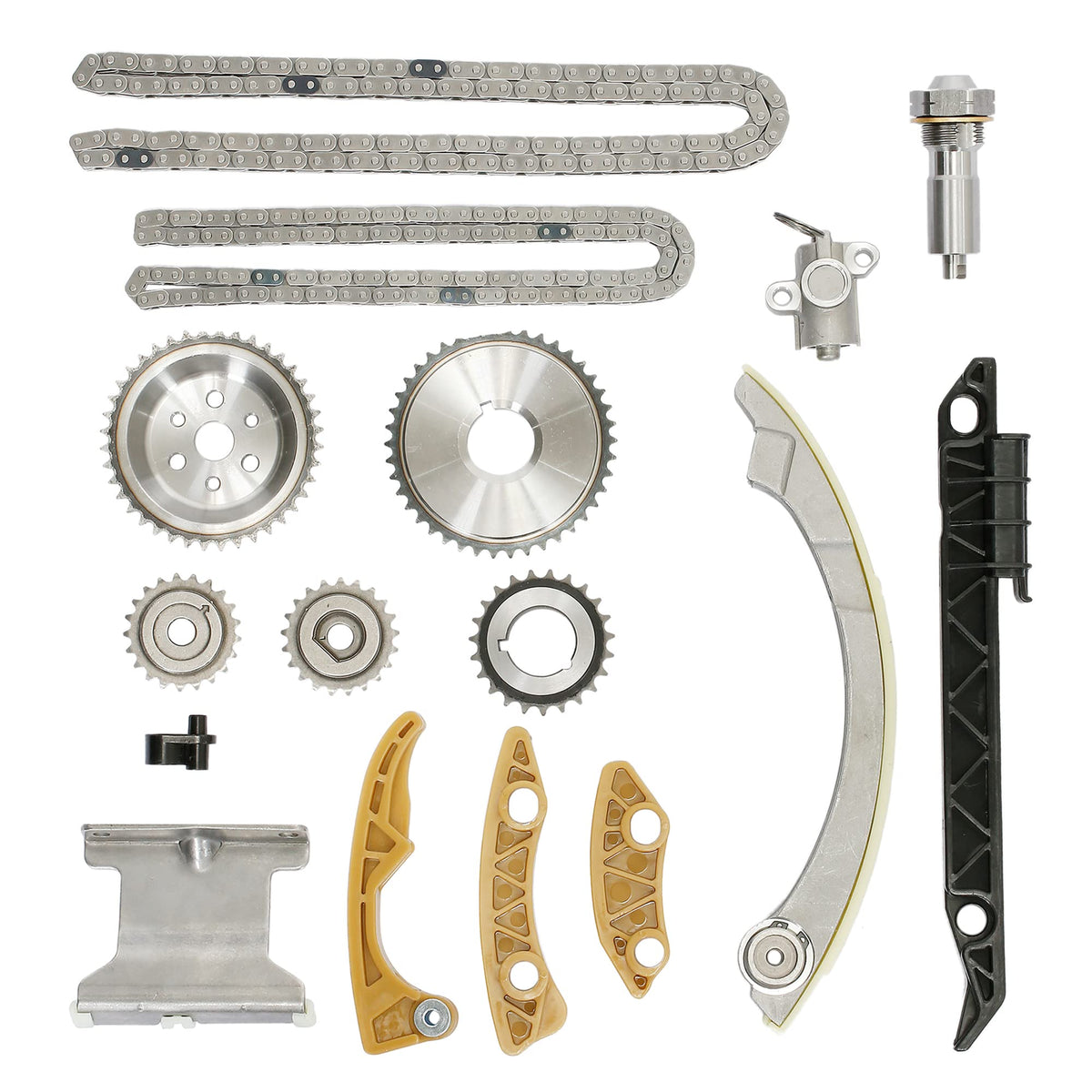 9-4201S 2.4 Timing Chain Kit, Compatible with 2003-2015 Chevy Malibu Equinox GMC Terrain Pontiac Buick Saturn SAAB, Replaces# 9-