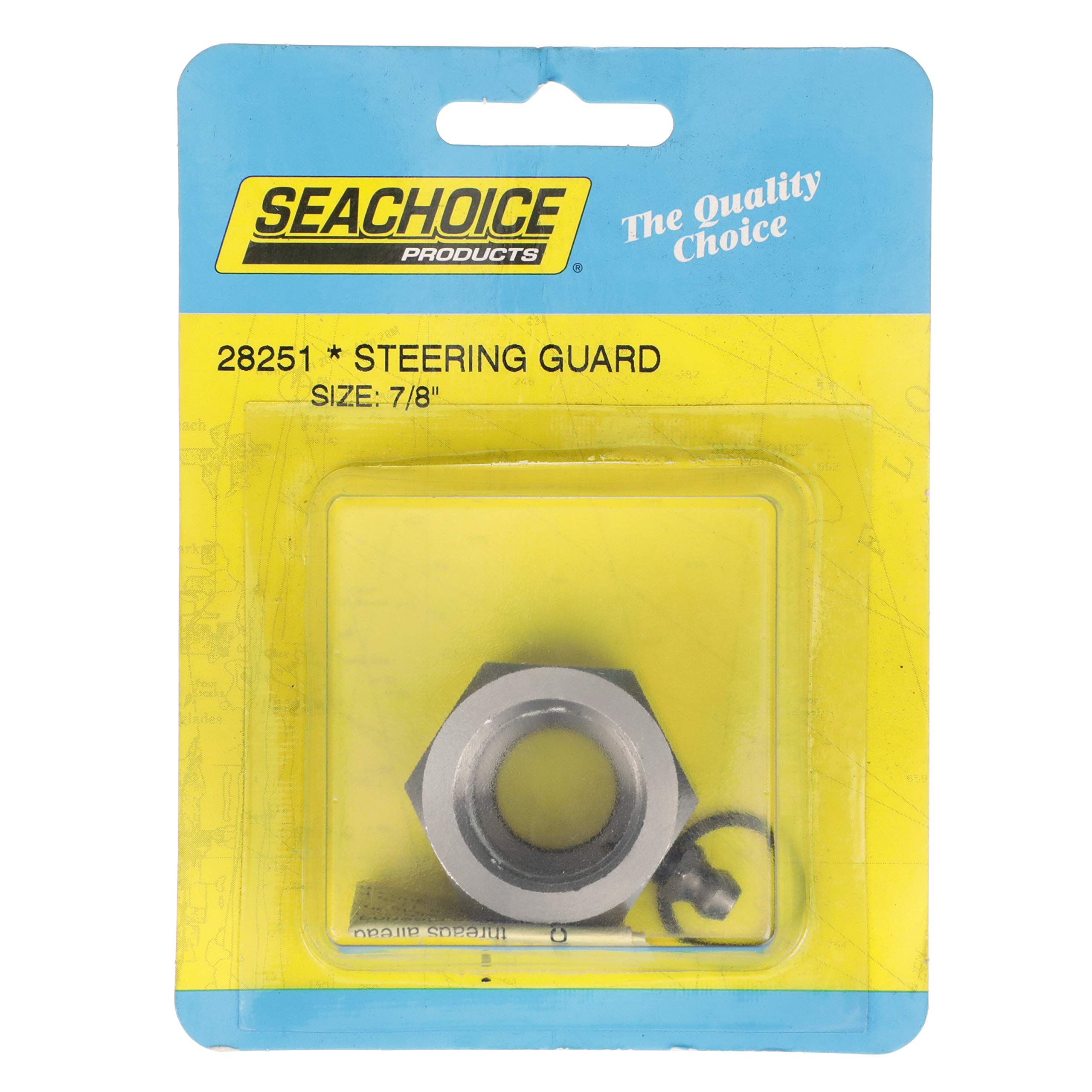Seachoice Steering Guard, 7/8 In. Thread, For Honda, Mercury, Mariner, Johnson, Evinrude, Nissan, Suzuki, Tohatsu, Yamaha And Fo